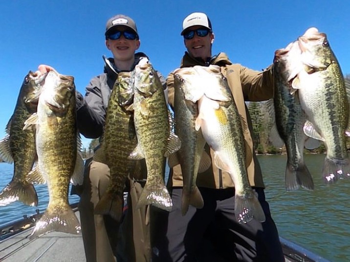 Austin Neary fishing report for Lake Glenville in North Carolina