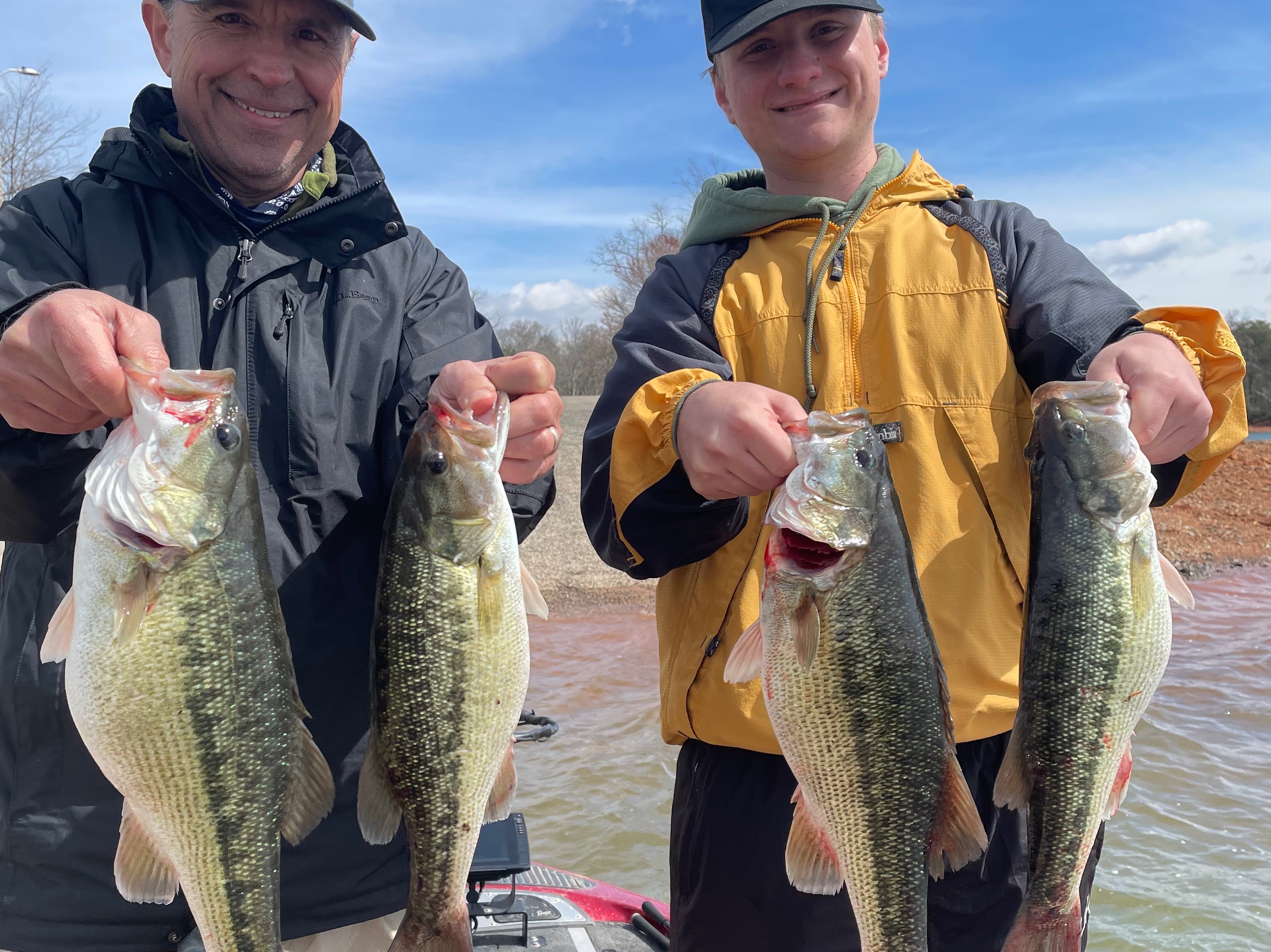 Austin Neary fishing report for Chatuge Lake in North Carolina
