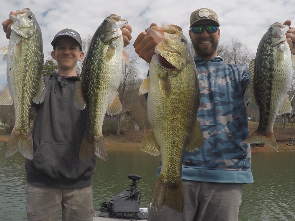 Austin Neary fishing report for Chatuge Lake in North Carolina
