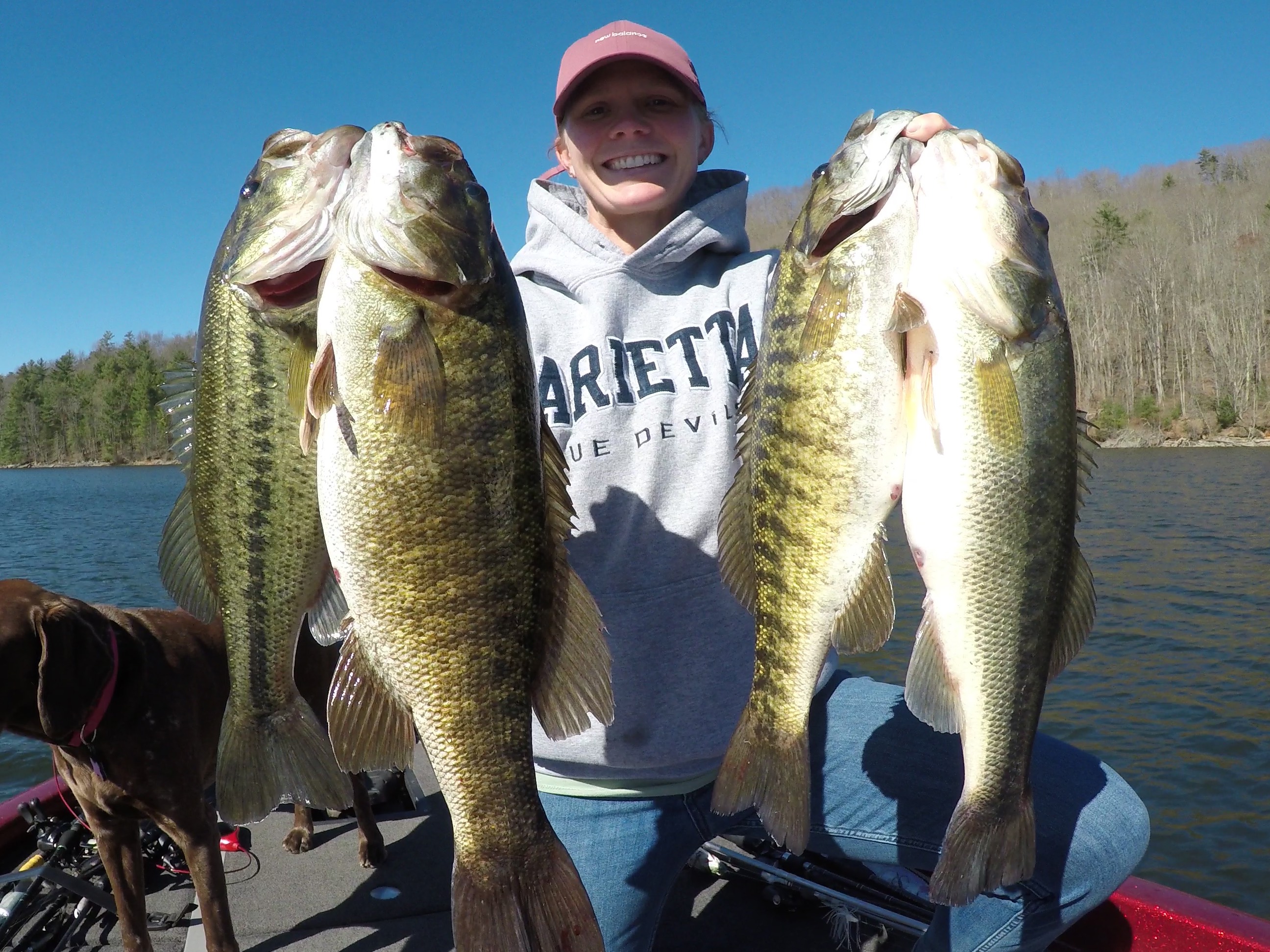 Austin Neary fishing report for Lake Glenville in North Carolina