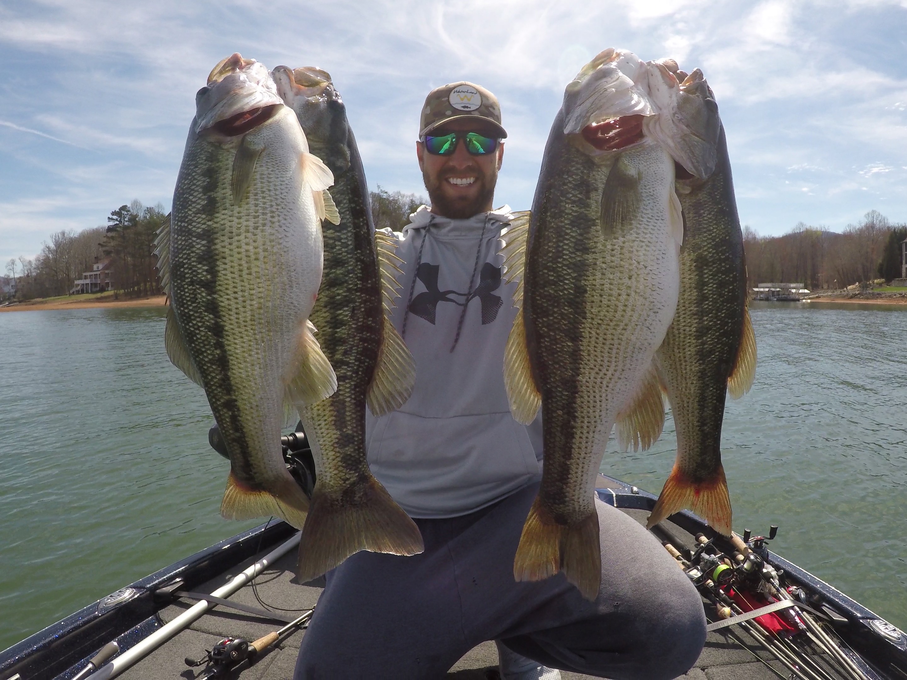 Austin Neary fishing report for Chatuge Lake in North Carolina