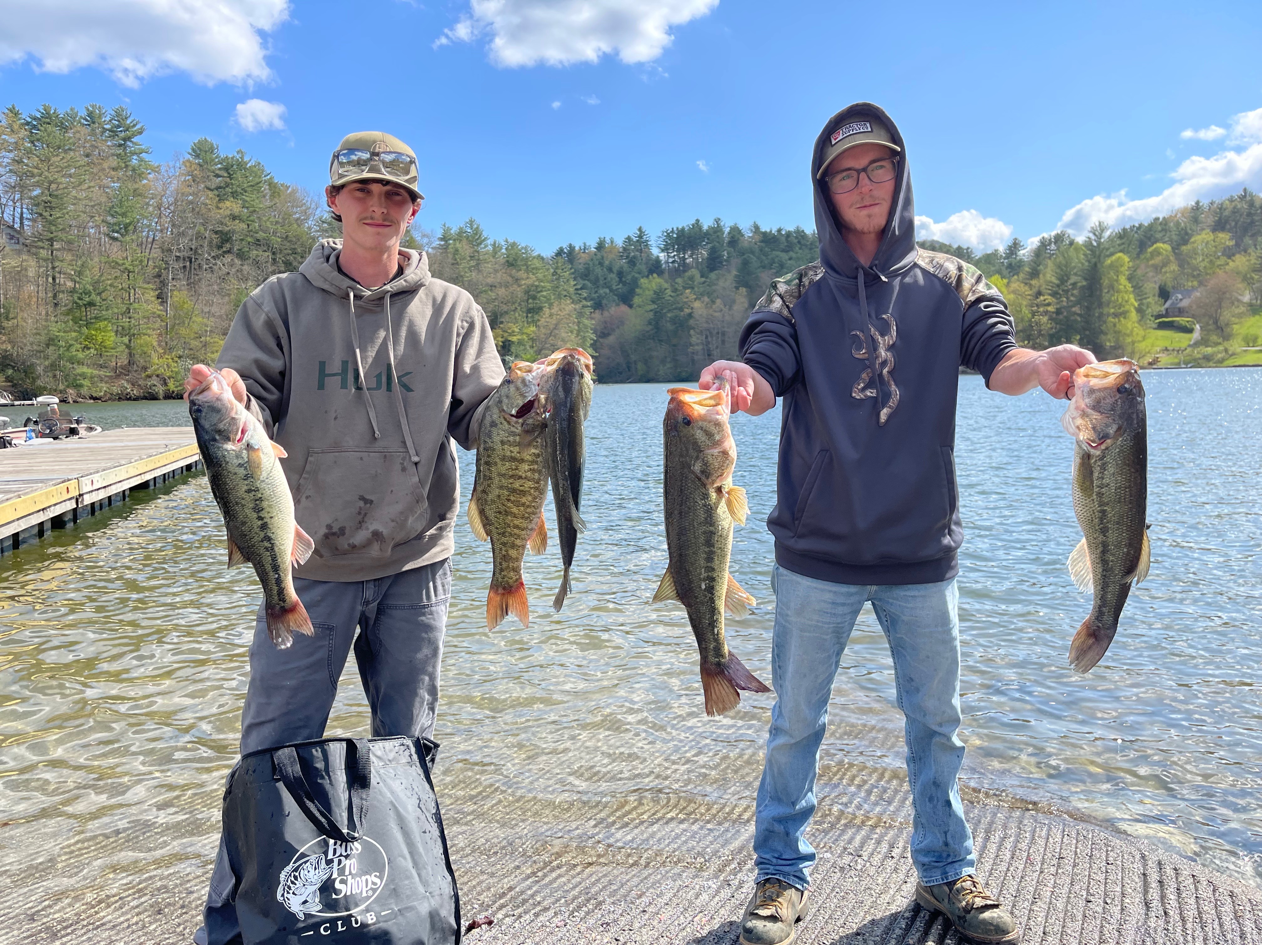 Austin Neary fishing report for Lake Glenville in North Carolina