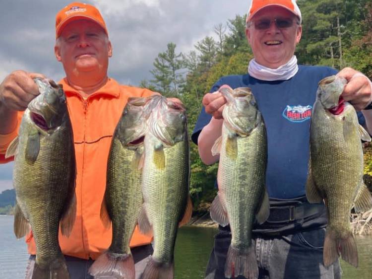 Austin Neary fishing report for Nantahala Lake in North Carolina