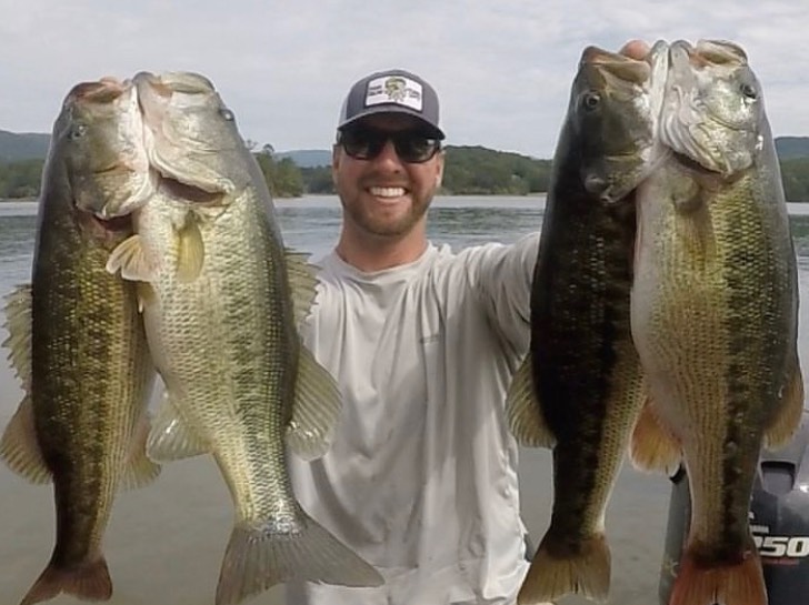Austin Neary fishing report for Chatuge Lake in North Carolina