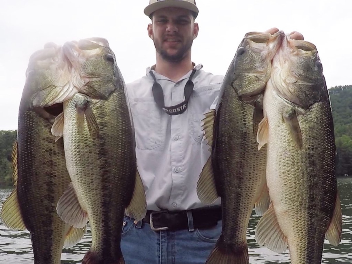 Austin Neary fishing report for Hiwassee Lake in North Carolina