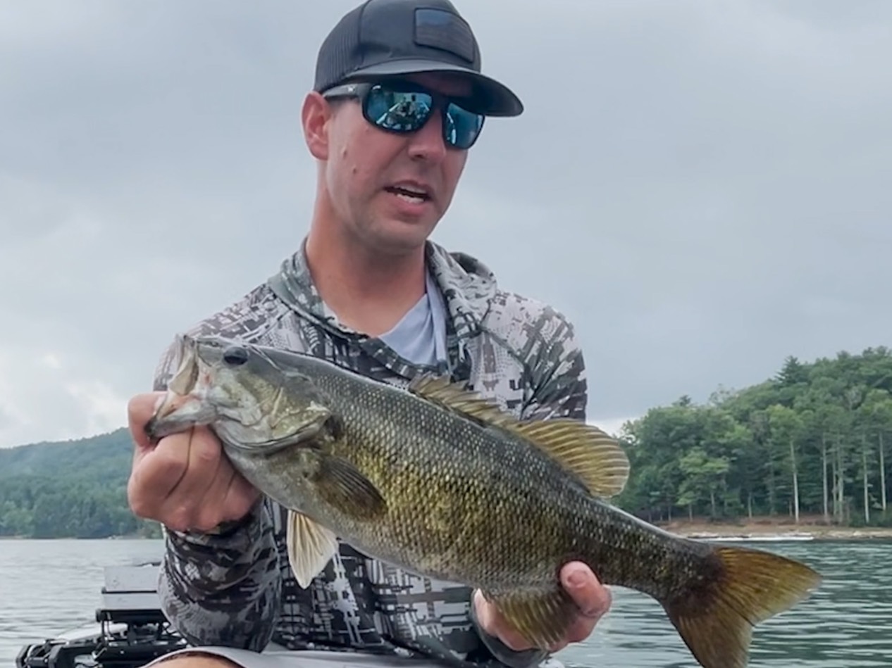 Austin Neary fishing report for Lake James in North Carolina