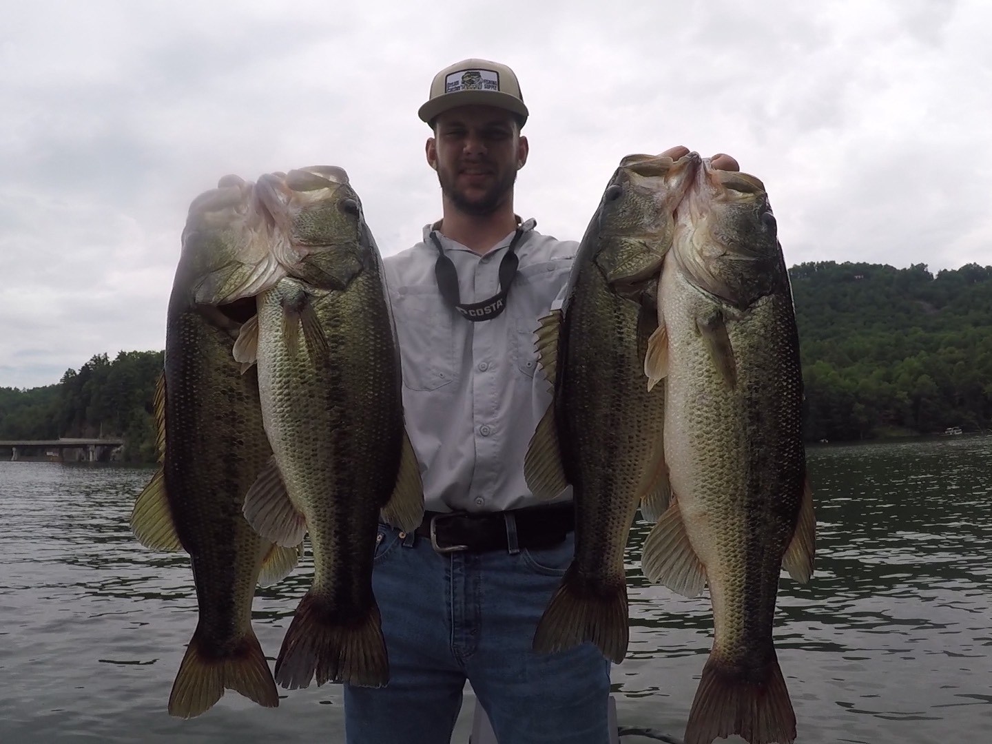 Austin Neary fishing report for Lake Glenville in North Carolina
