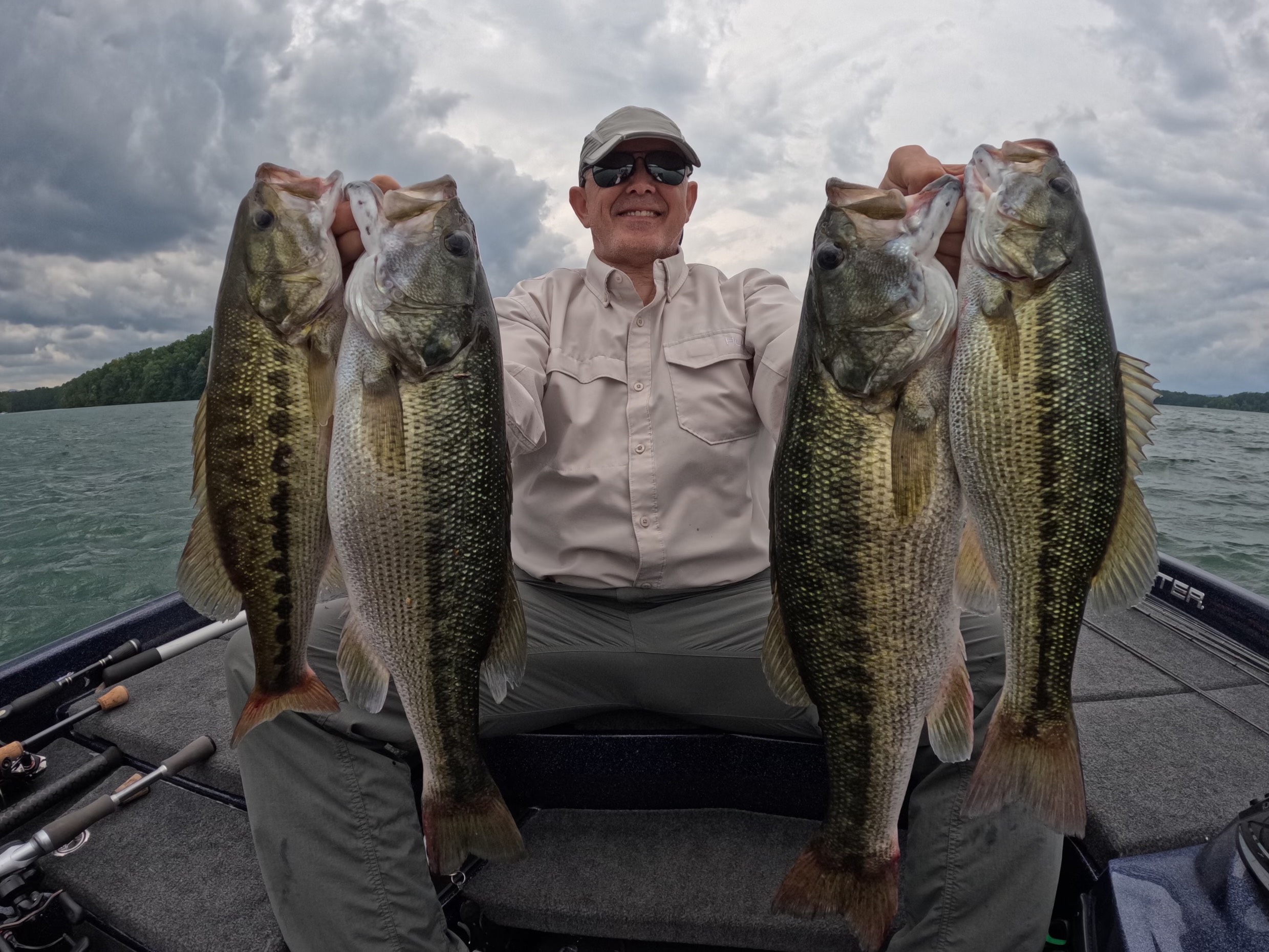 Austin Neary fishing report for Chatuge Lake in North Carolina