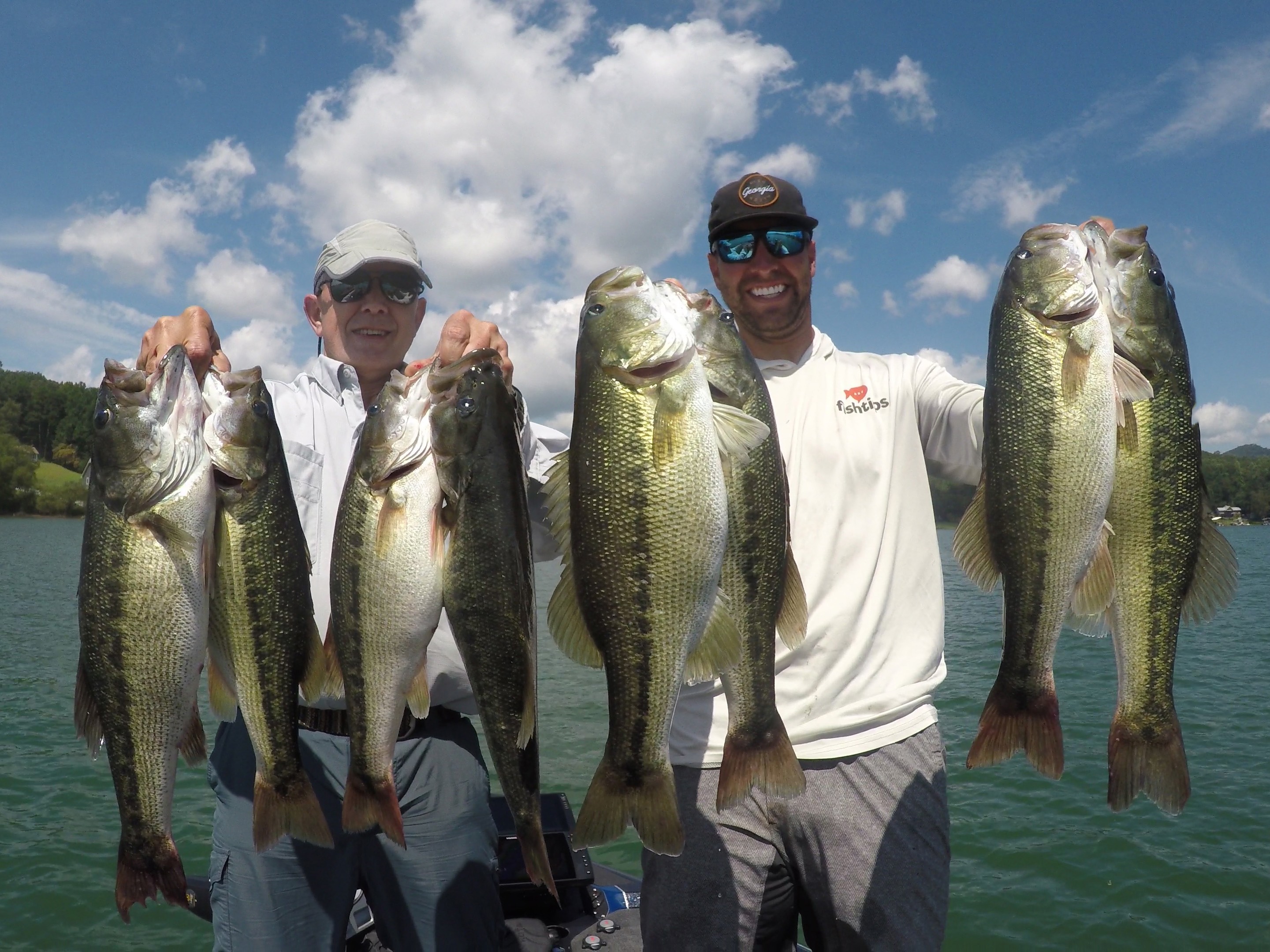 Austin Neary fishing report for Chatuge Lake in North Carolina