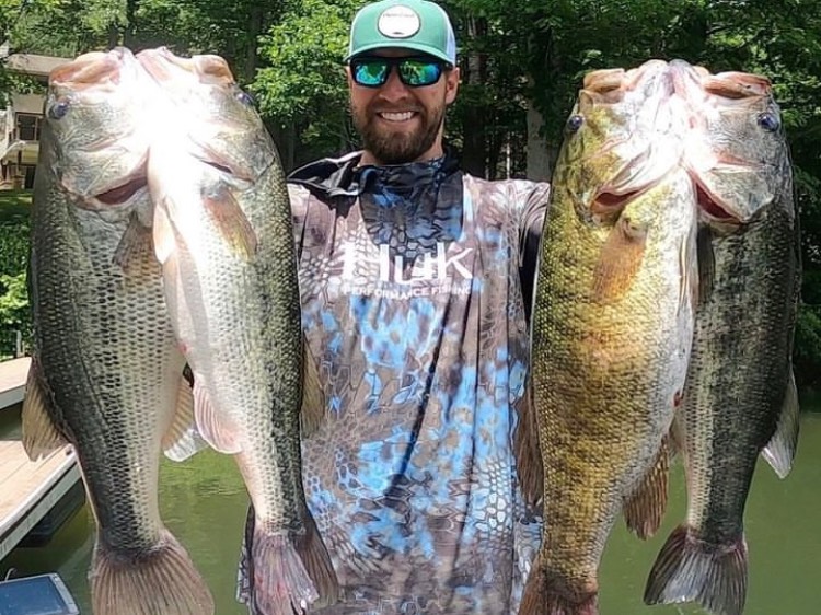 Austin Neary fishing report for Lake James in North Carolina