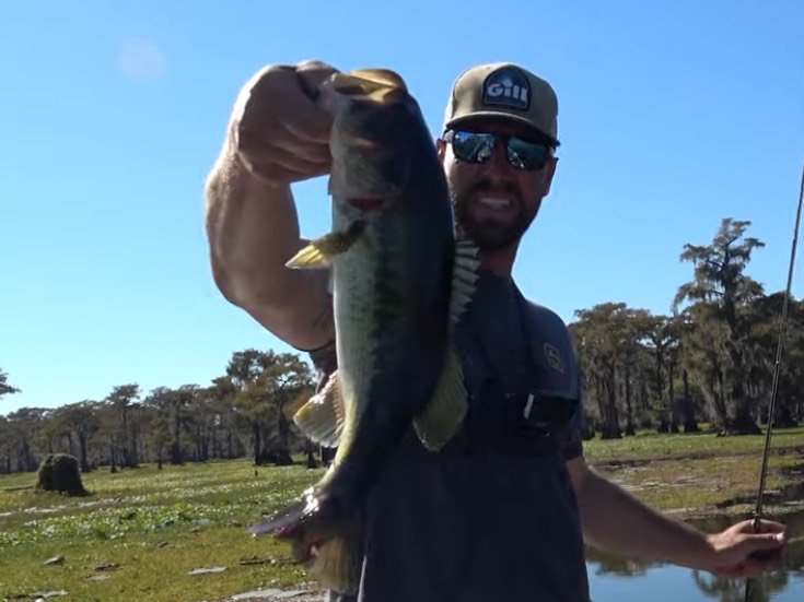 Austin Neary fishing report for Caddo lake in Louisiana