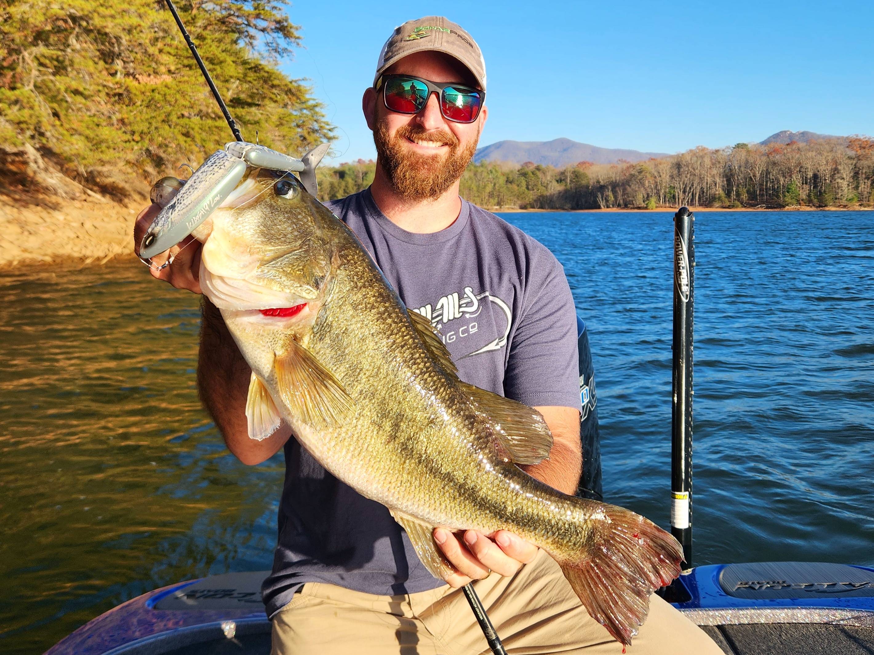 Dawson Lenz fishing report for Chatuge Lake in North Carolina