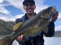 Robert Pryor holding a fish