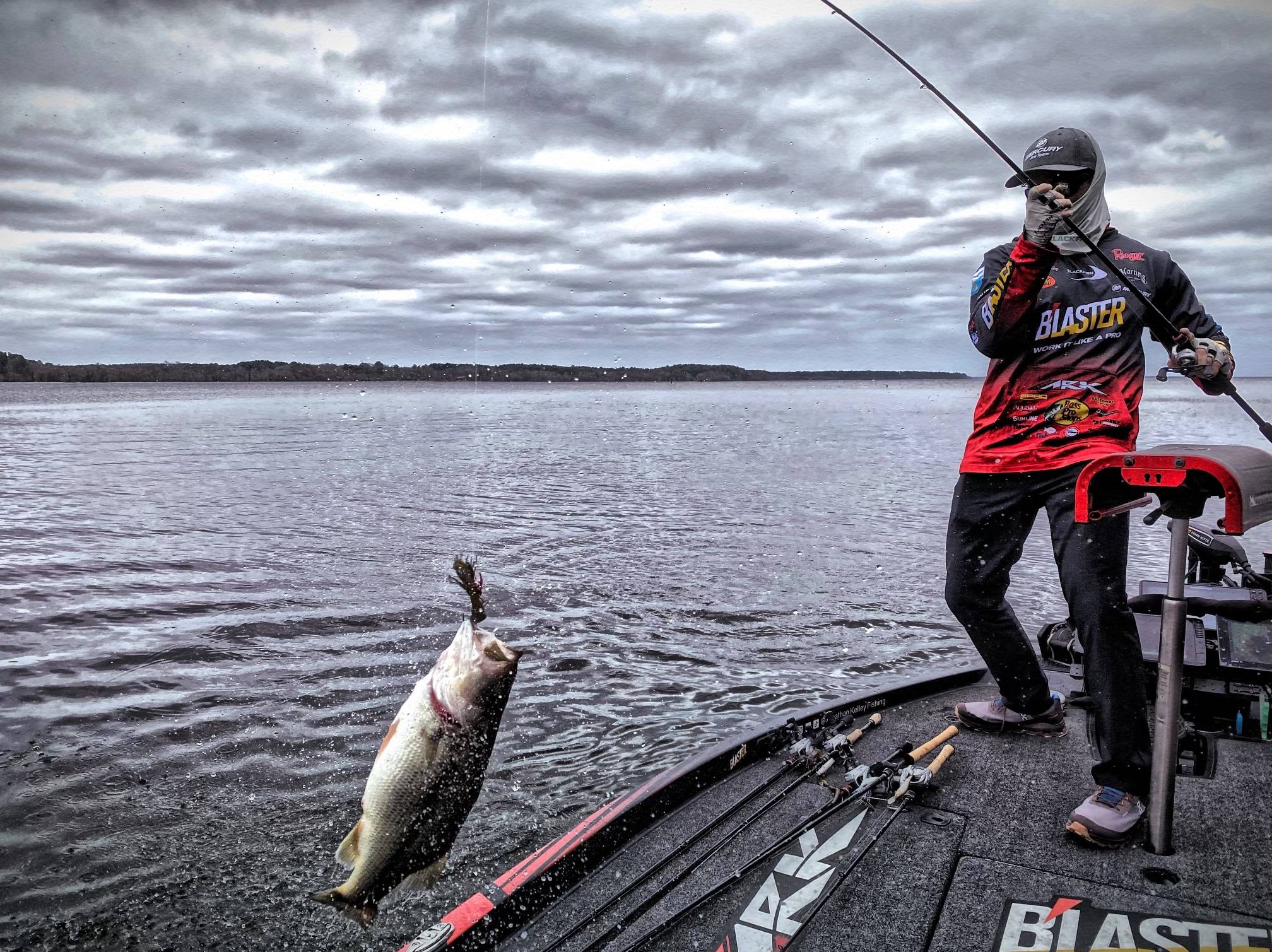 Jonathan Kelley fishing report for Toledo Bend Reservoir in Texas