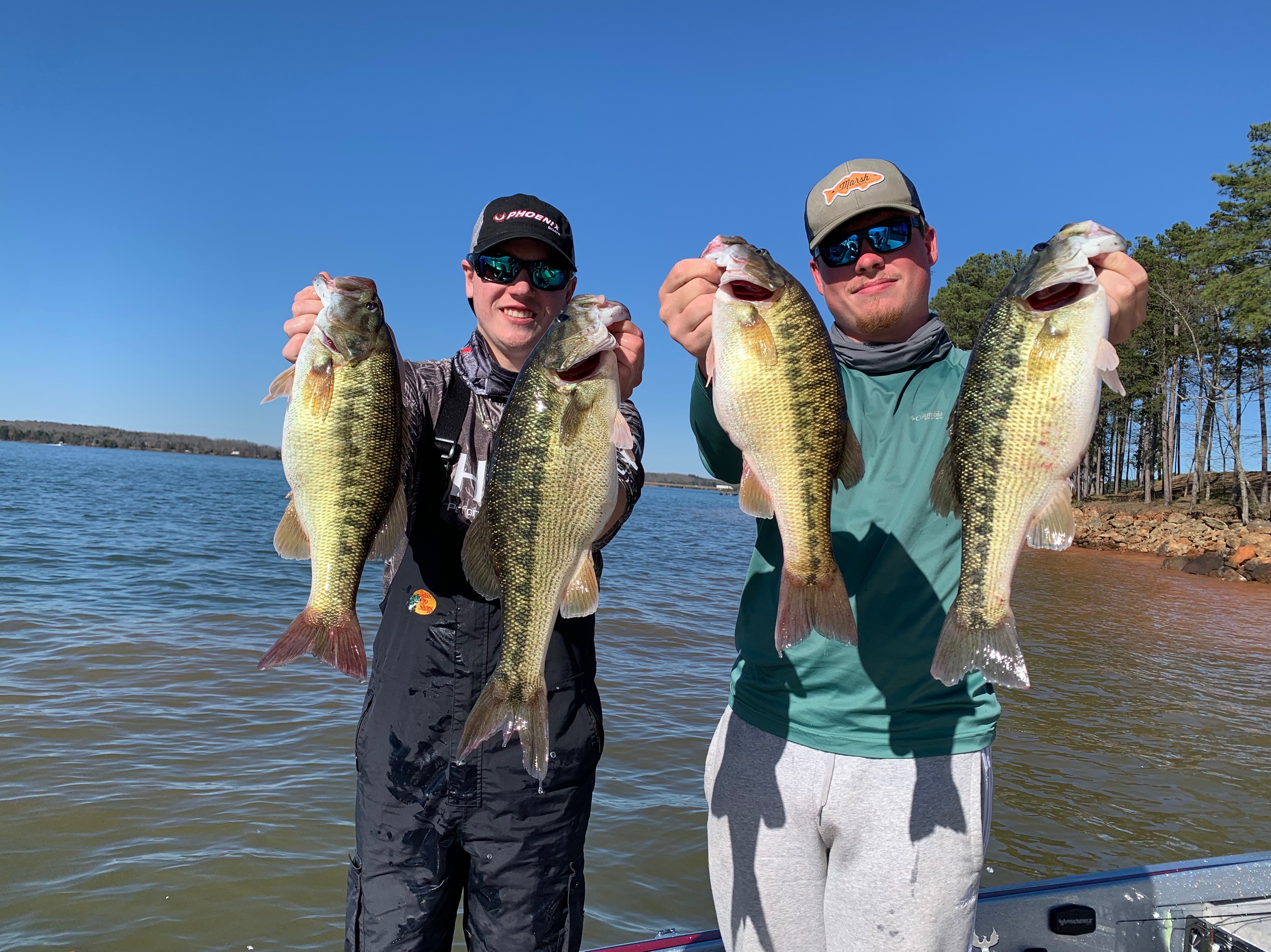Colton  Wilson  fishing report for Lake Hartwell in South Carolina
