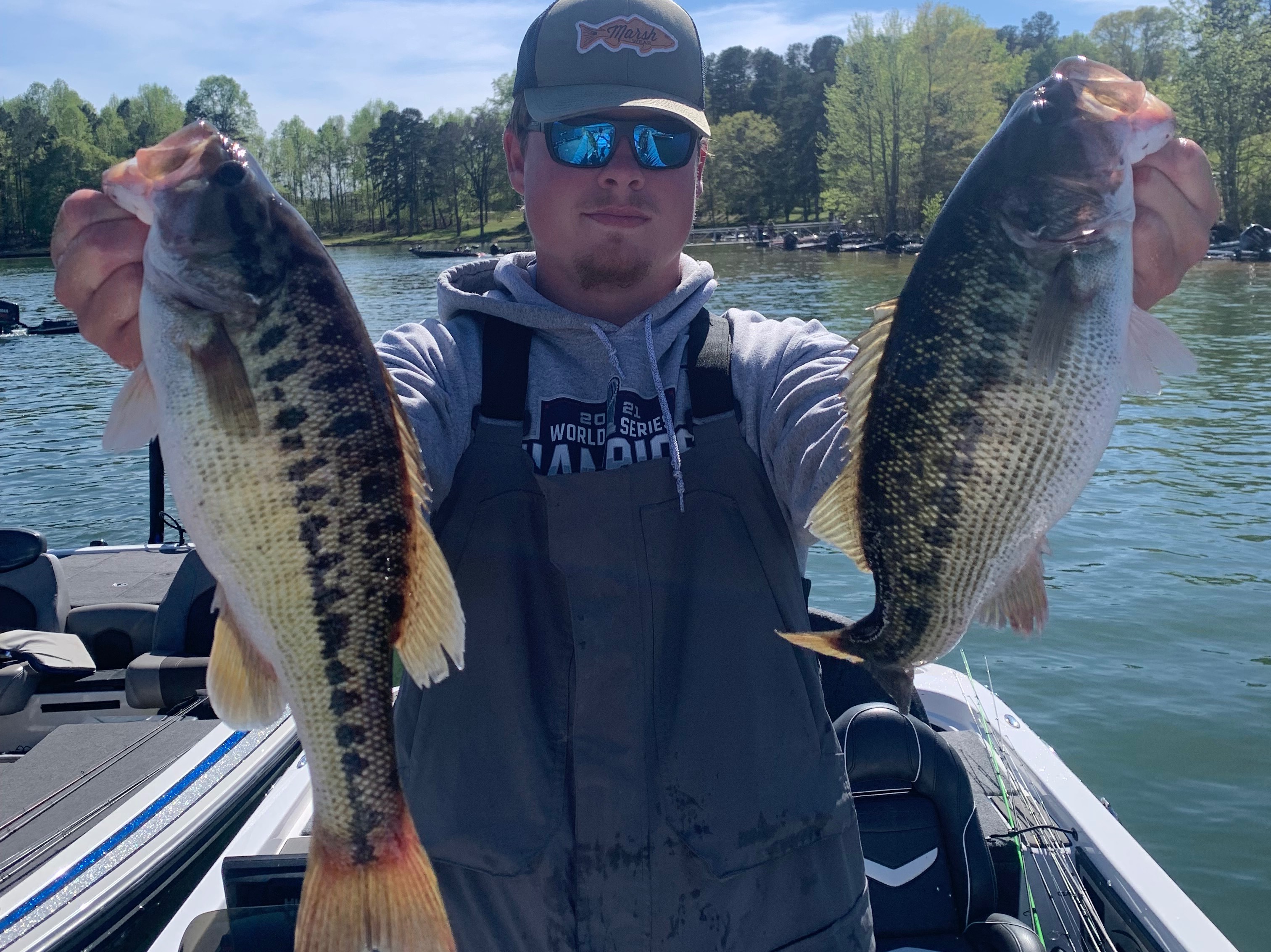 John  Ortman fishing report for Lake Hartwell in South Carolina