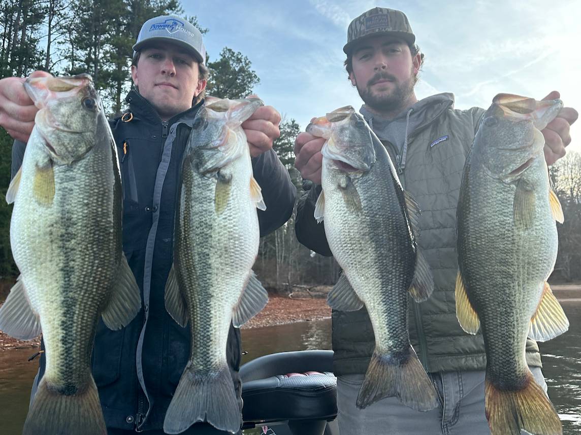 Max Heaton fishing report for Lake Hartwell in South Carolina