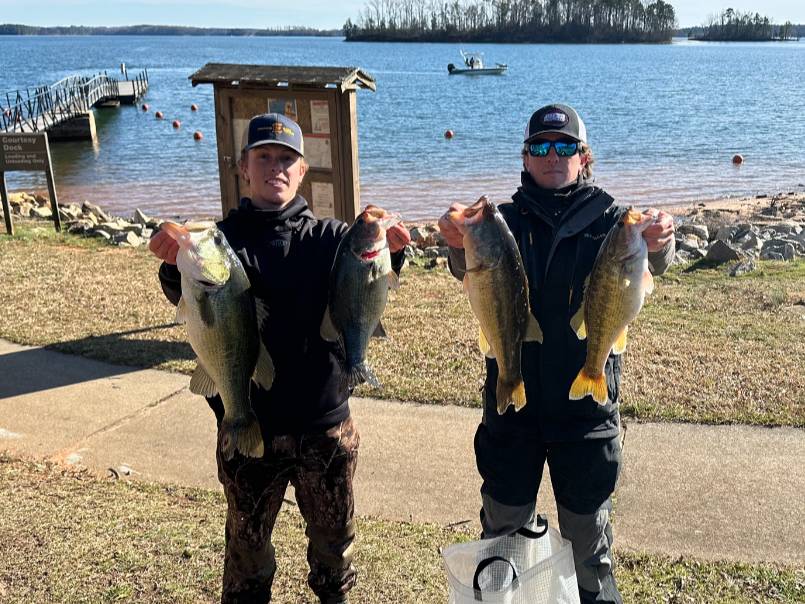 Max Heaton fishing report for Lake Hartwell in South Carolina
