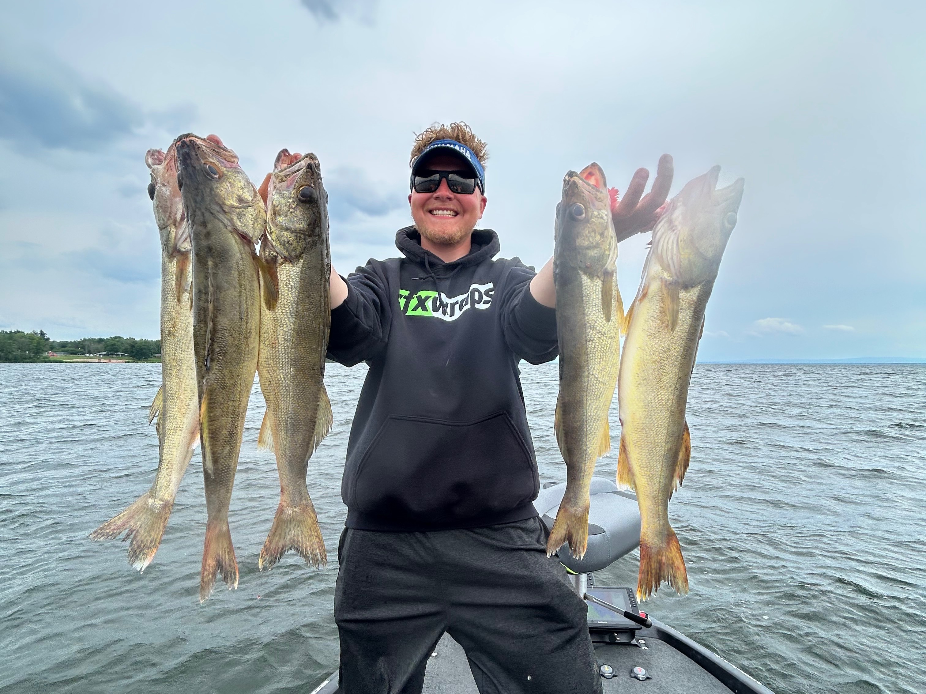 Jordan Sypeck fishing report for Oneida Lake in New York