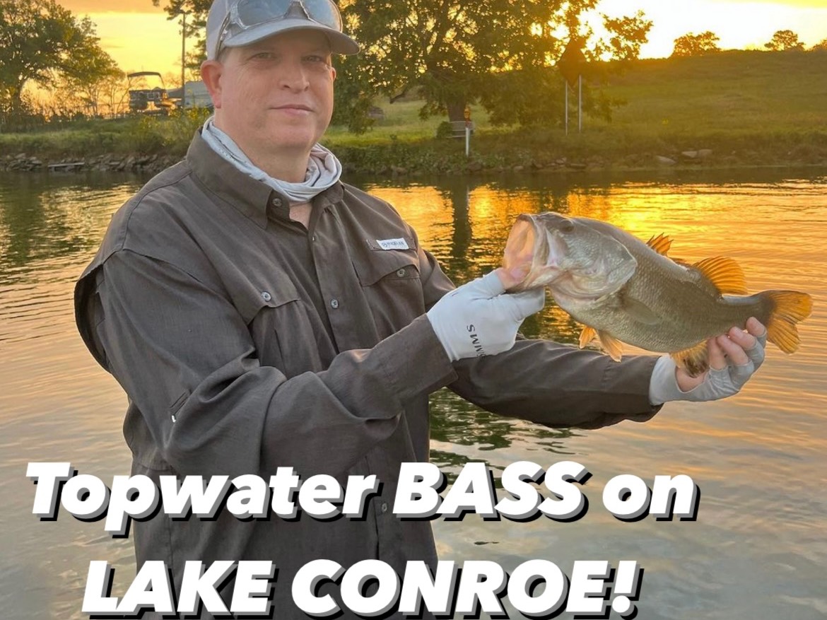 Hugh Cosculluela fishing report for Lake Conroe in Texas