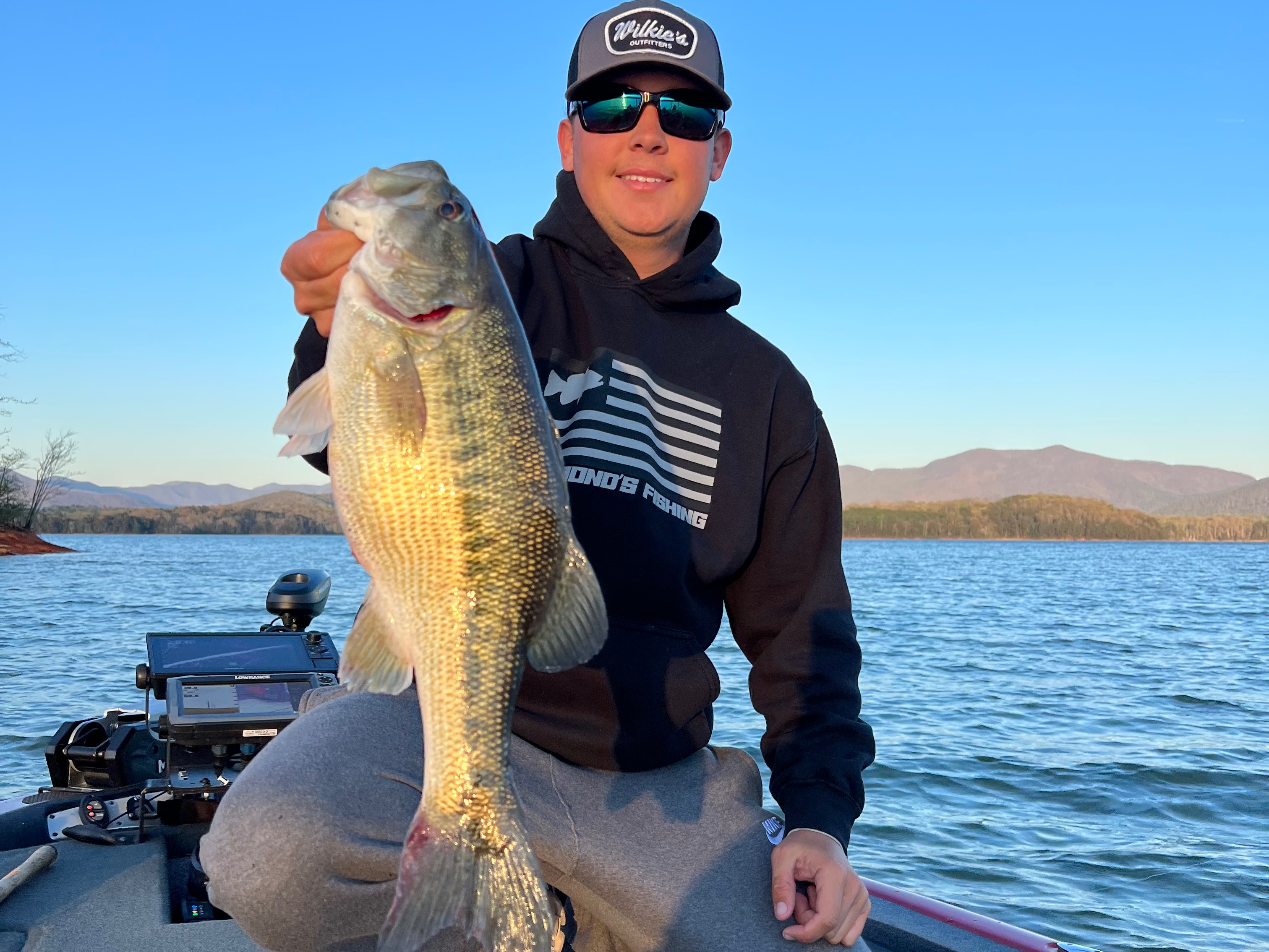 Caz  Anderson fishing report for Chatuge Lake in North Carolina