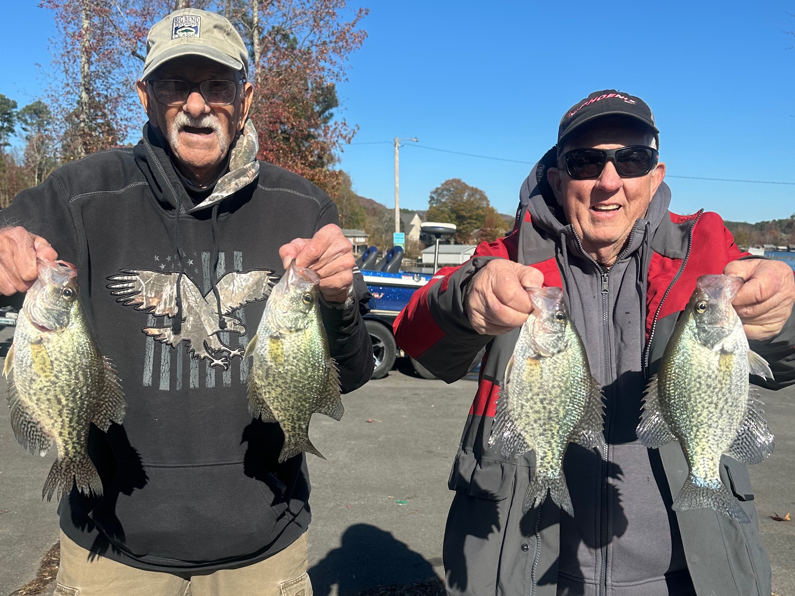 Alabama Elite Fishing Guide Jason Whitehead holding a [object Object]