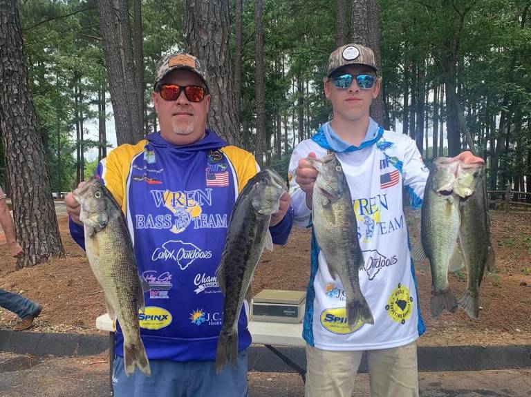 Aidan Harrington fishing report for Lake Keowee in South Carolina