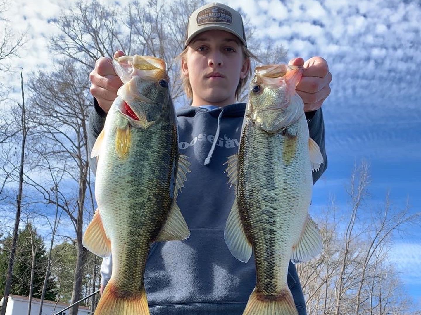 Aidan Harrington fishing report for Lake Hartwell in South Carolina