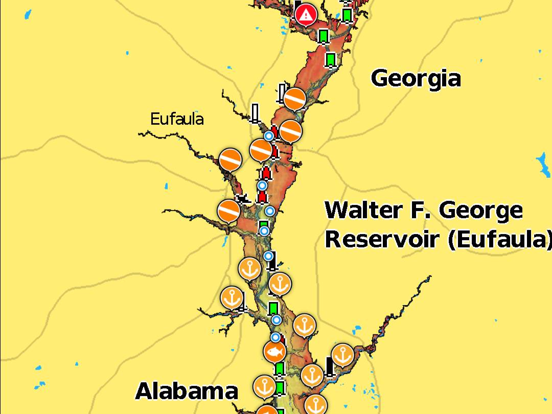 Will Harkins fishing report for Walter F. George Lake in Alabama