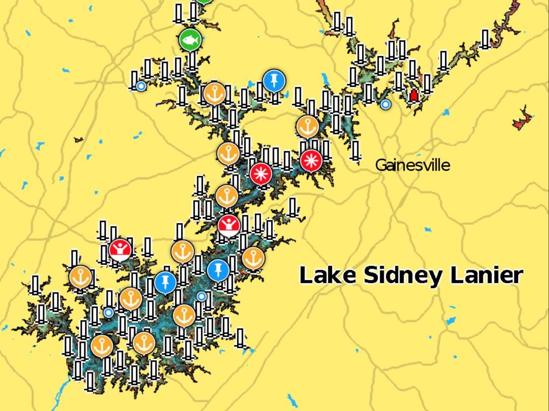 Will Harkins fishing report for Lake Lanier in Georgia