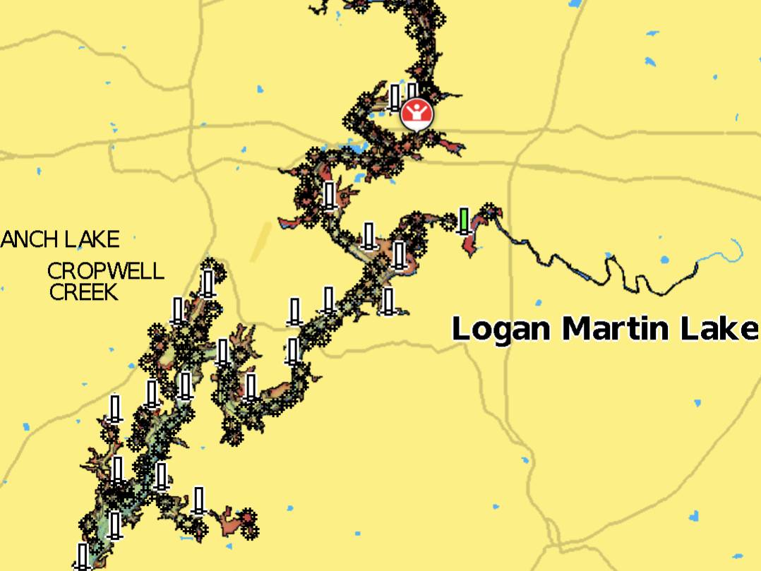 Will Harkins fishing report for Logan Martin Lake in Alabama