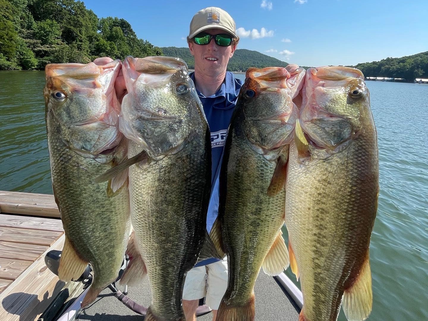 Miller Dowling fishing report for Guntersville Lake in Alabama