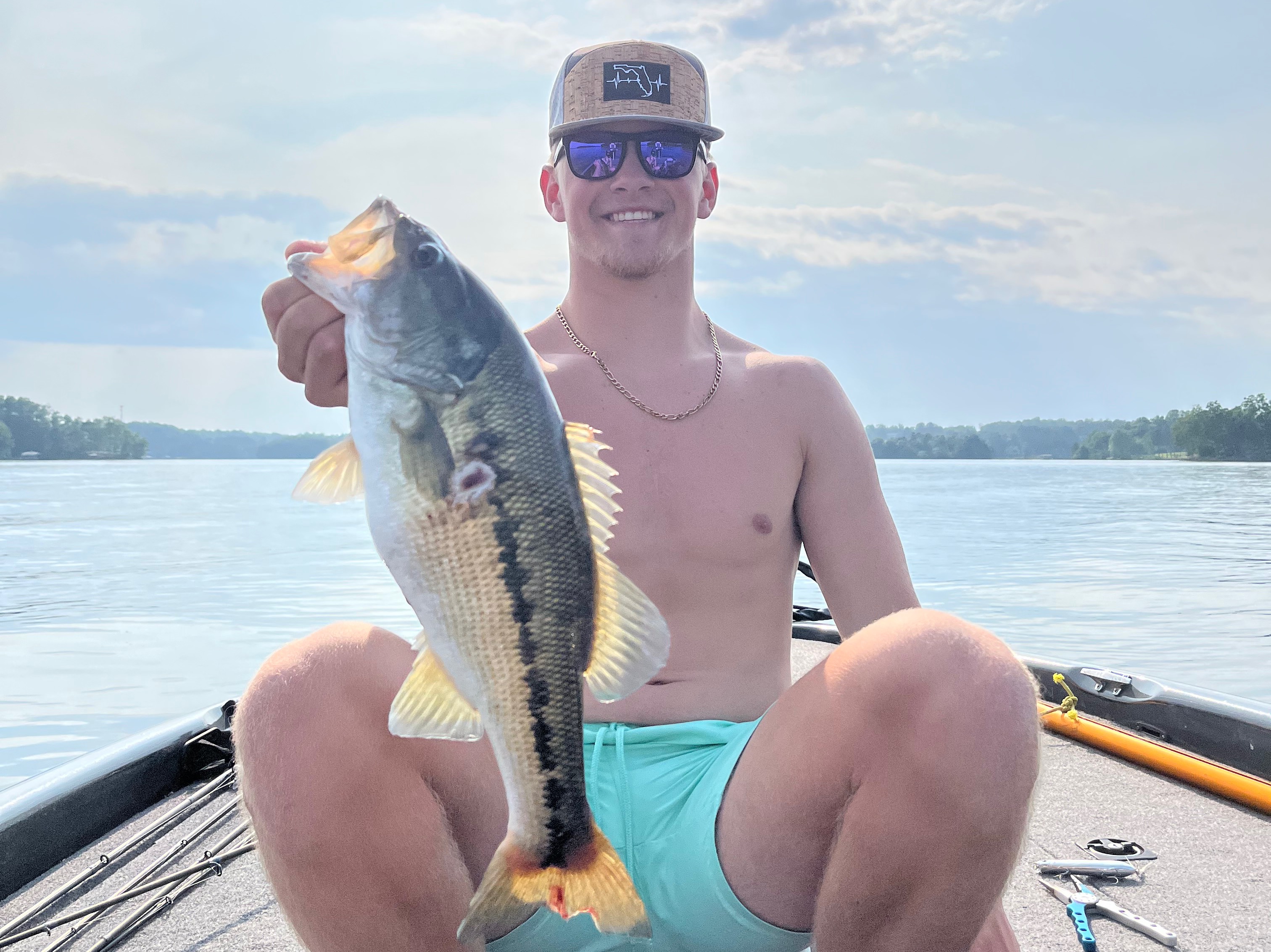 Cade Eavenson holding a [object Object]