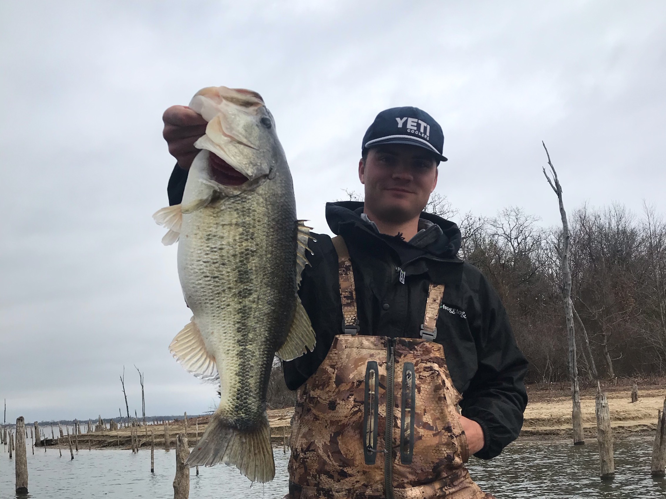 Caden Abbott fishing report for Lake Fork in Texas