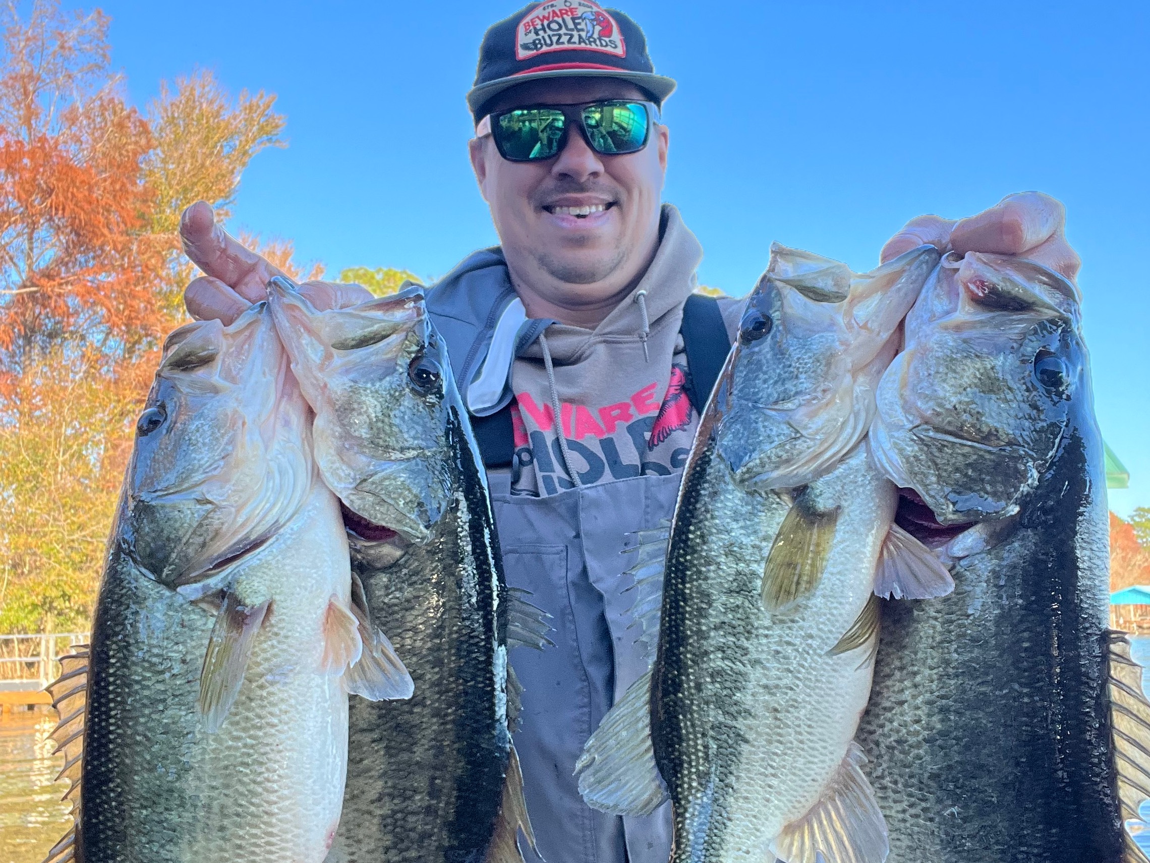Ryan Higgins fishing report for Lake Seminole in Georgia
