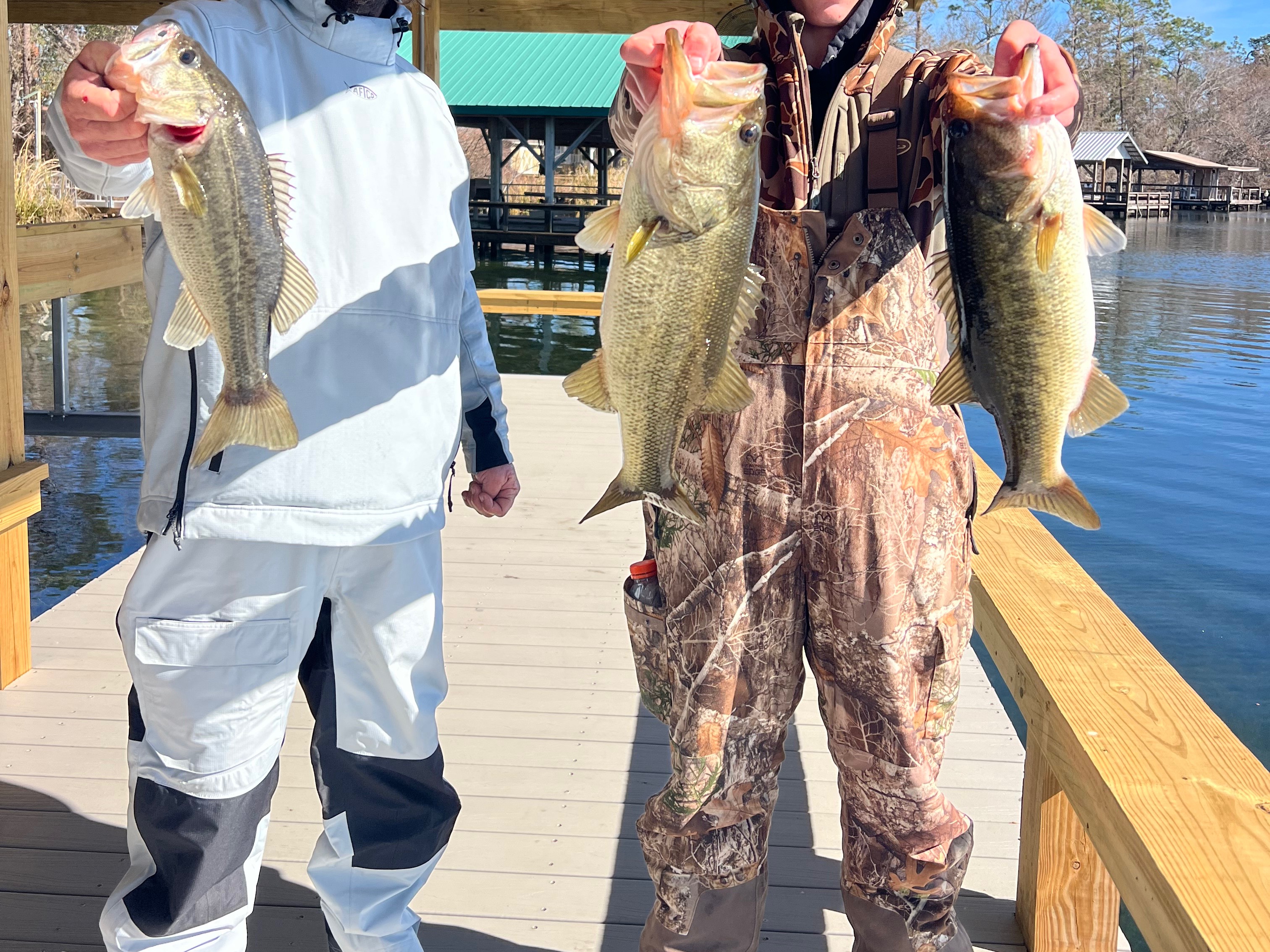 Ryan Higgins fishing report for Lake Seminole in Georgia