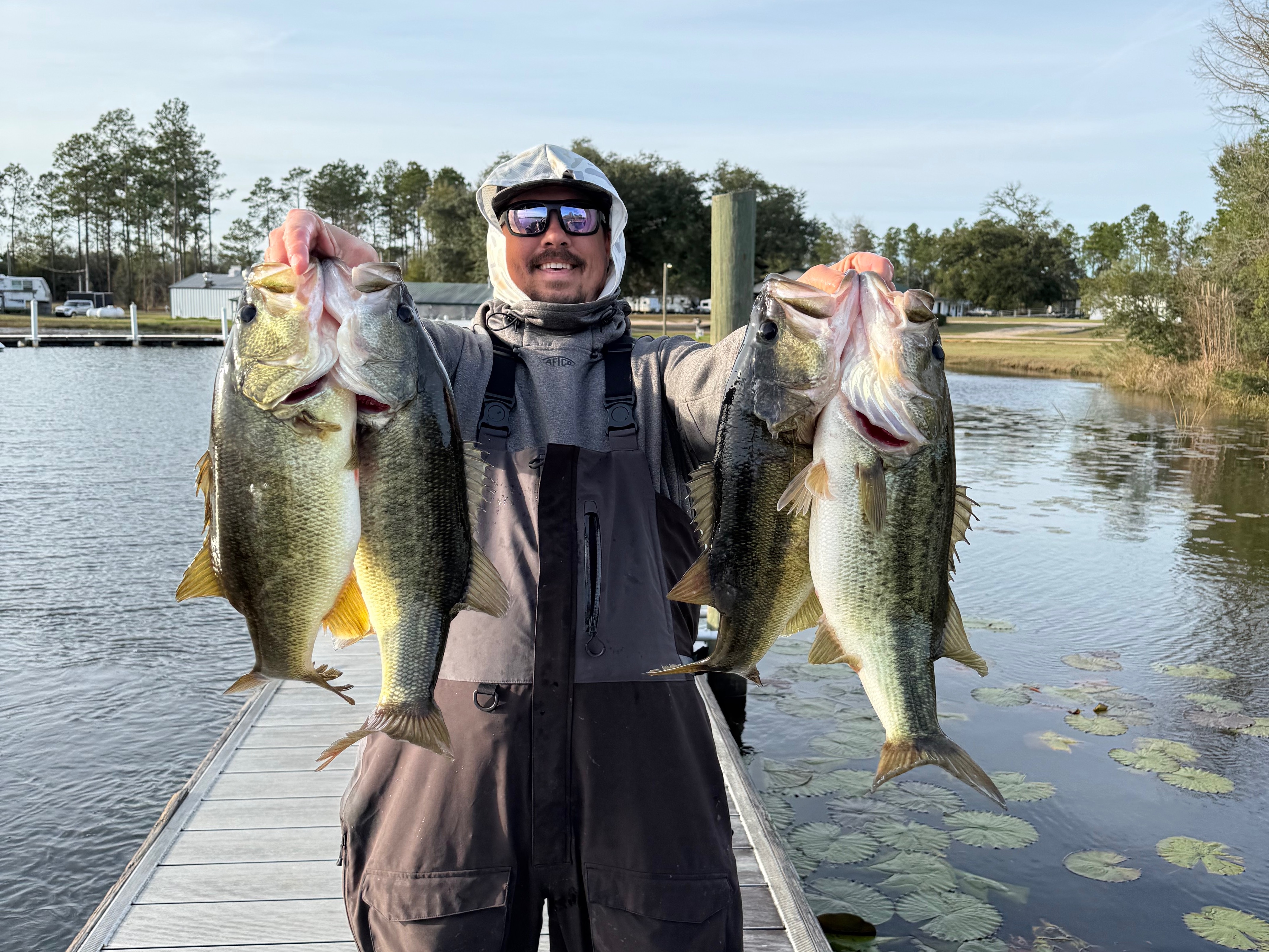 Ryan Higgins fishing report for Lake Seminole in Georgia