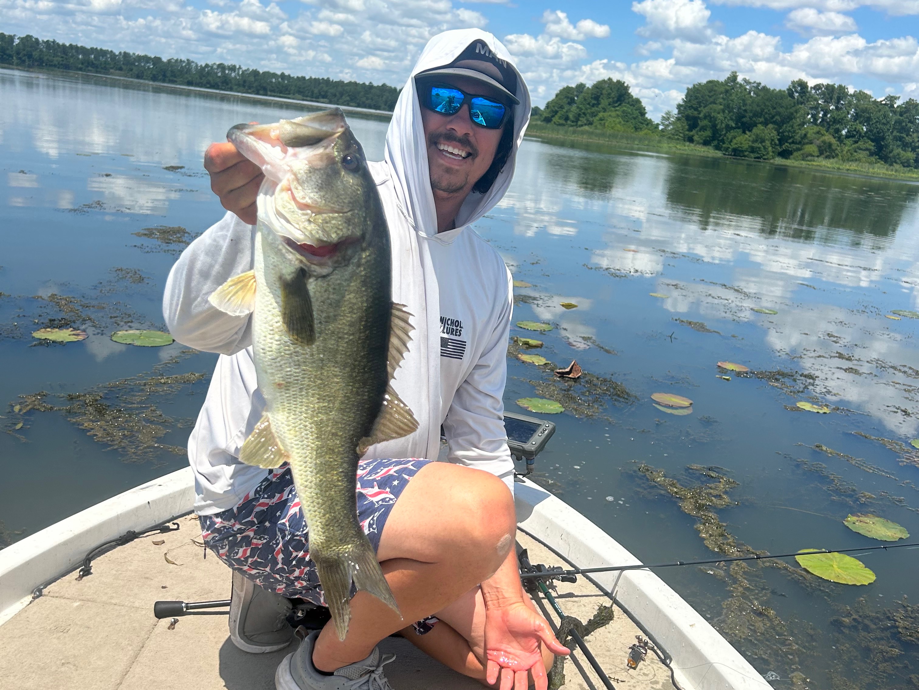 Ryan Higgins fishing report for Lake Seminole in Georgia