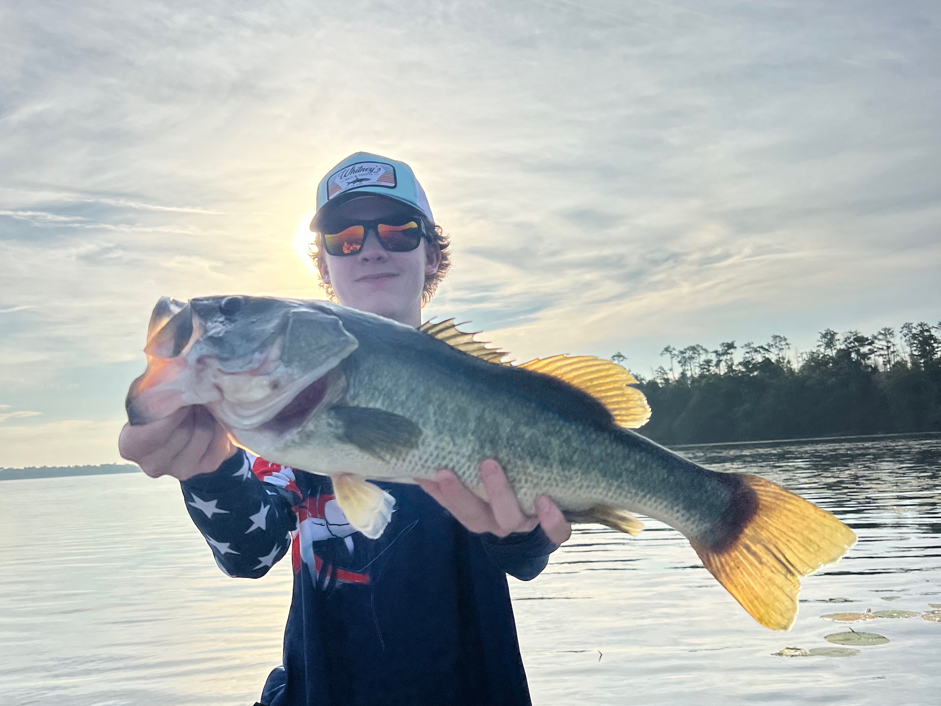Ryan Higgins fishing report for Lake Seminole in Georgia