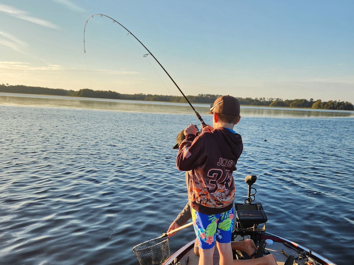 Ryan Higgins fishing report for Lake Seminole, GA in 