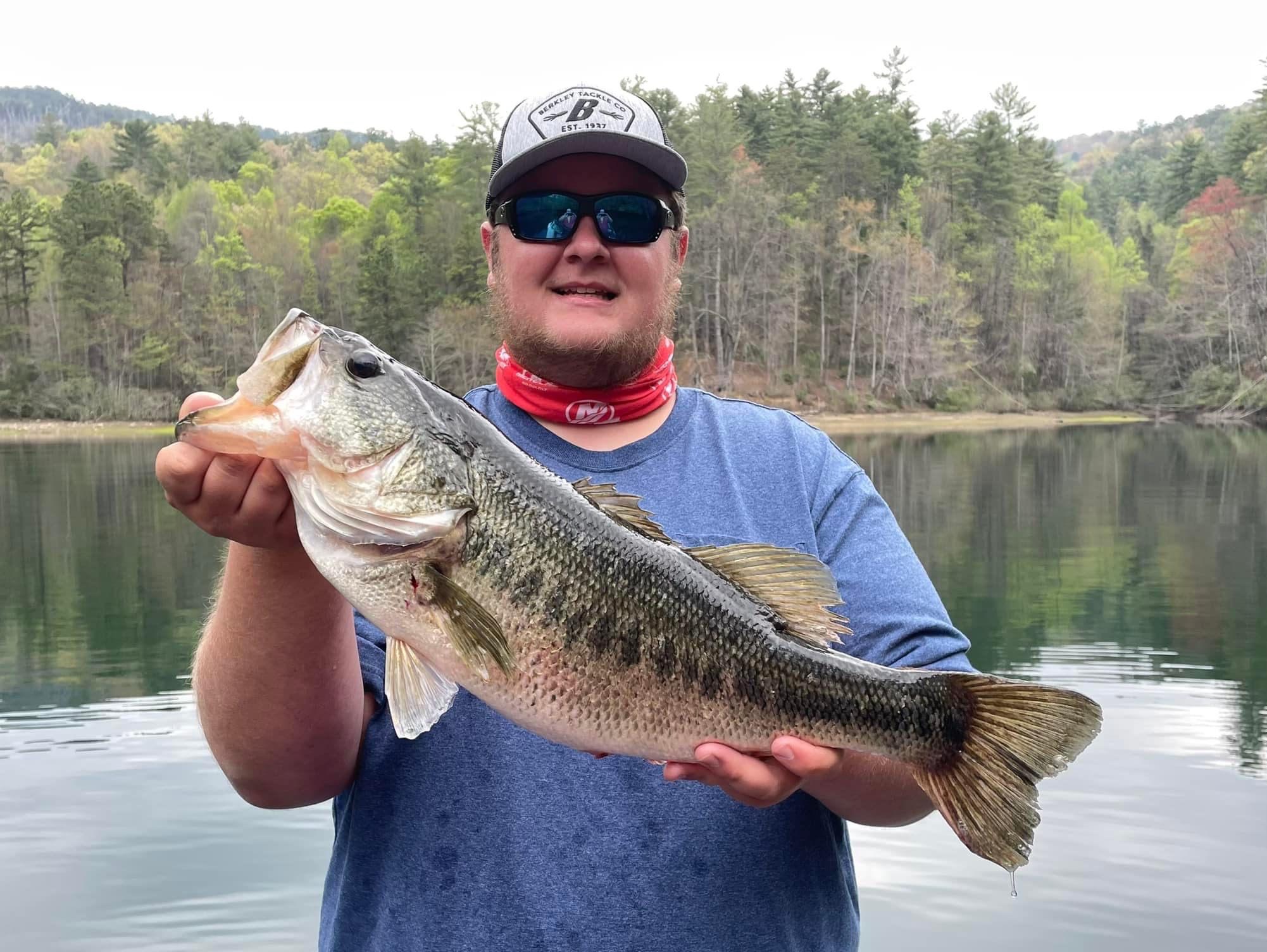 David Ackerman fishing report for Lake Jocassee in South Carolina