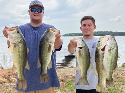 David Ackerman fishing report for Lake Hartwell in South Carolina