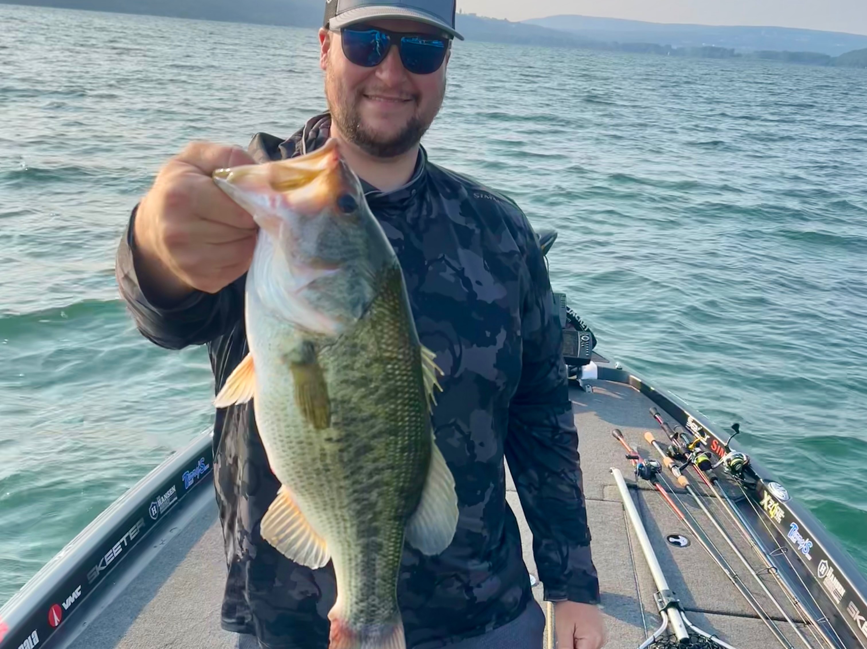 Dalton VanWhy fishing report for Cayuga Lake in New York