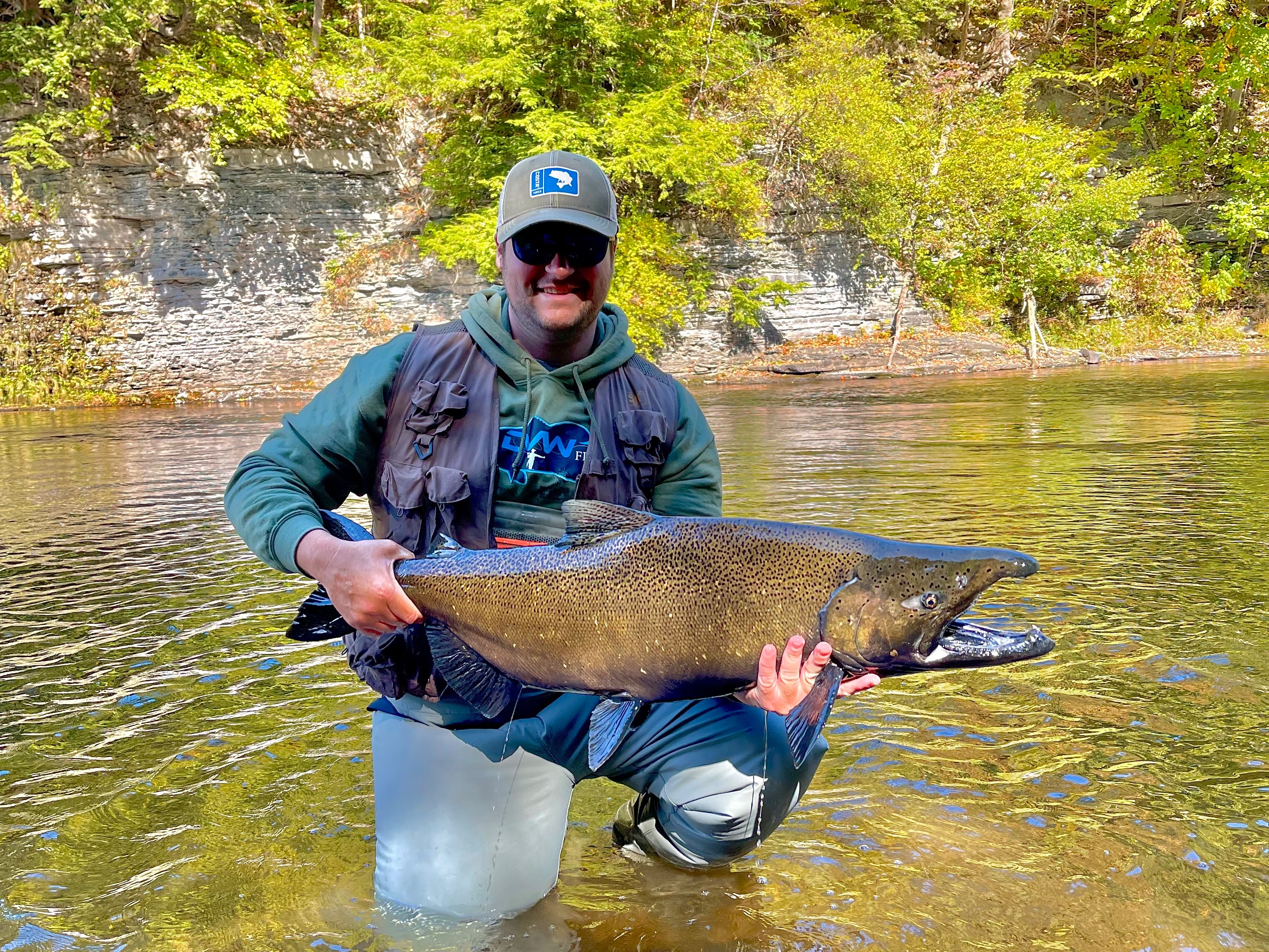 Dalton VanWhy fishing report for Salmon River in New York