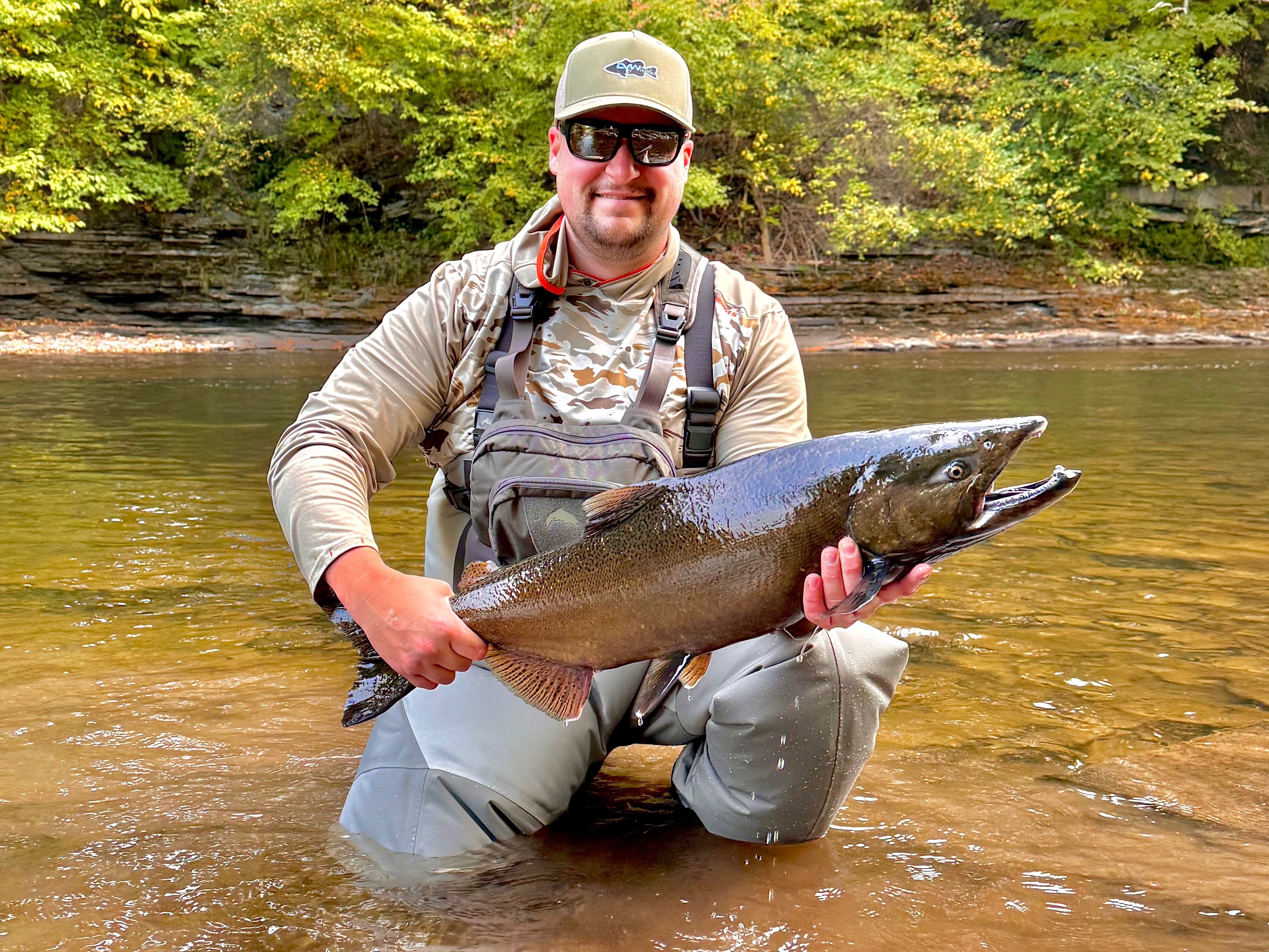 Dalton VanWhy fishing report for Salmon River in New York