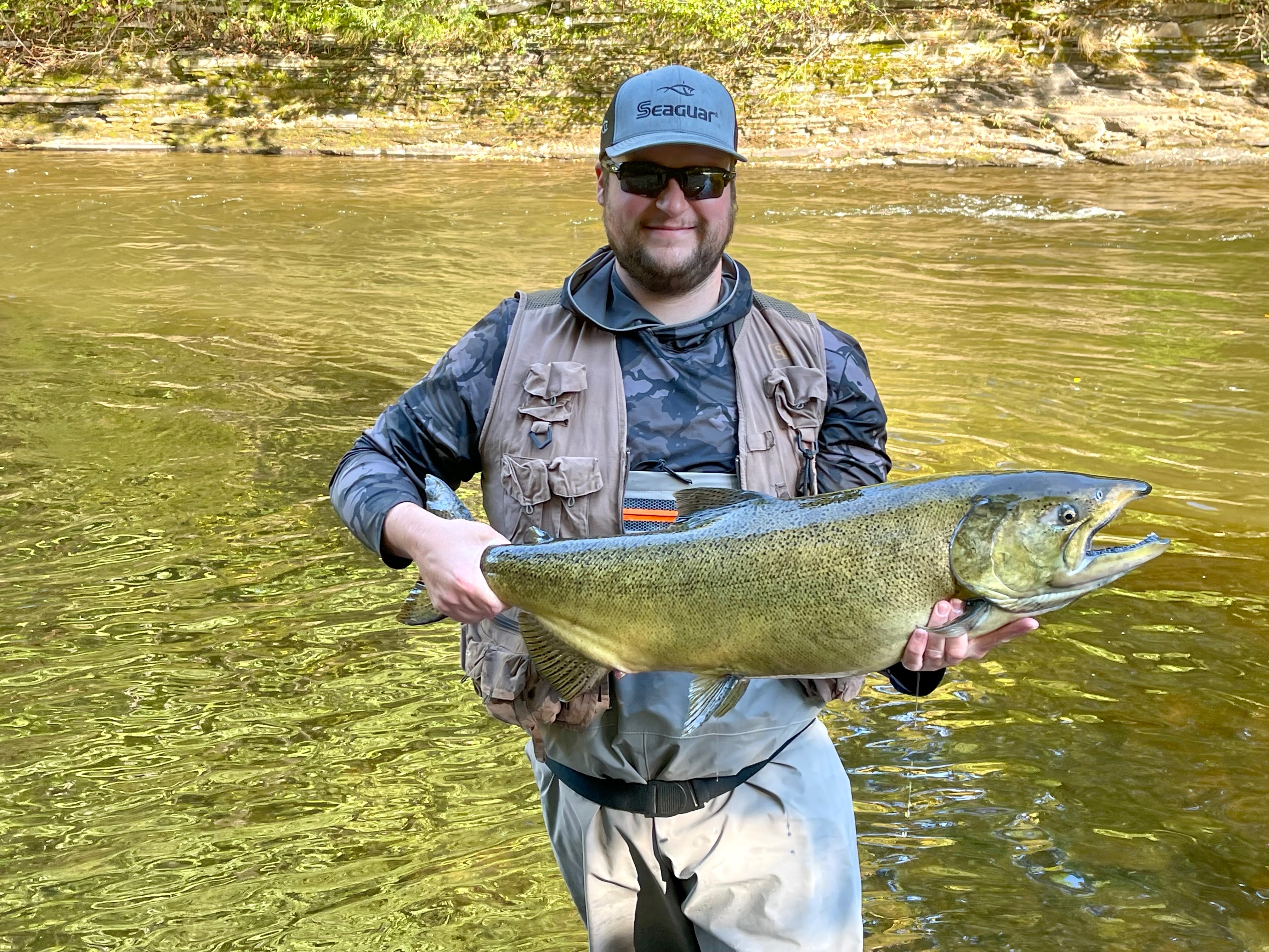 Dalton VanWhy fishing report for Salmon River in New York
