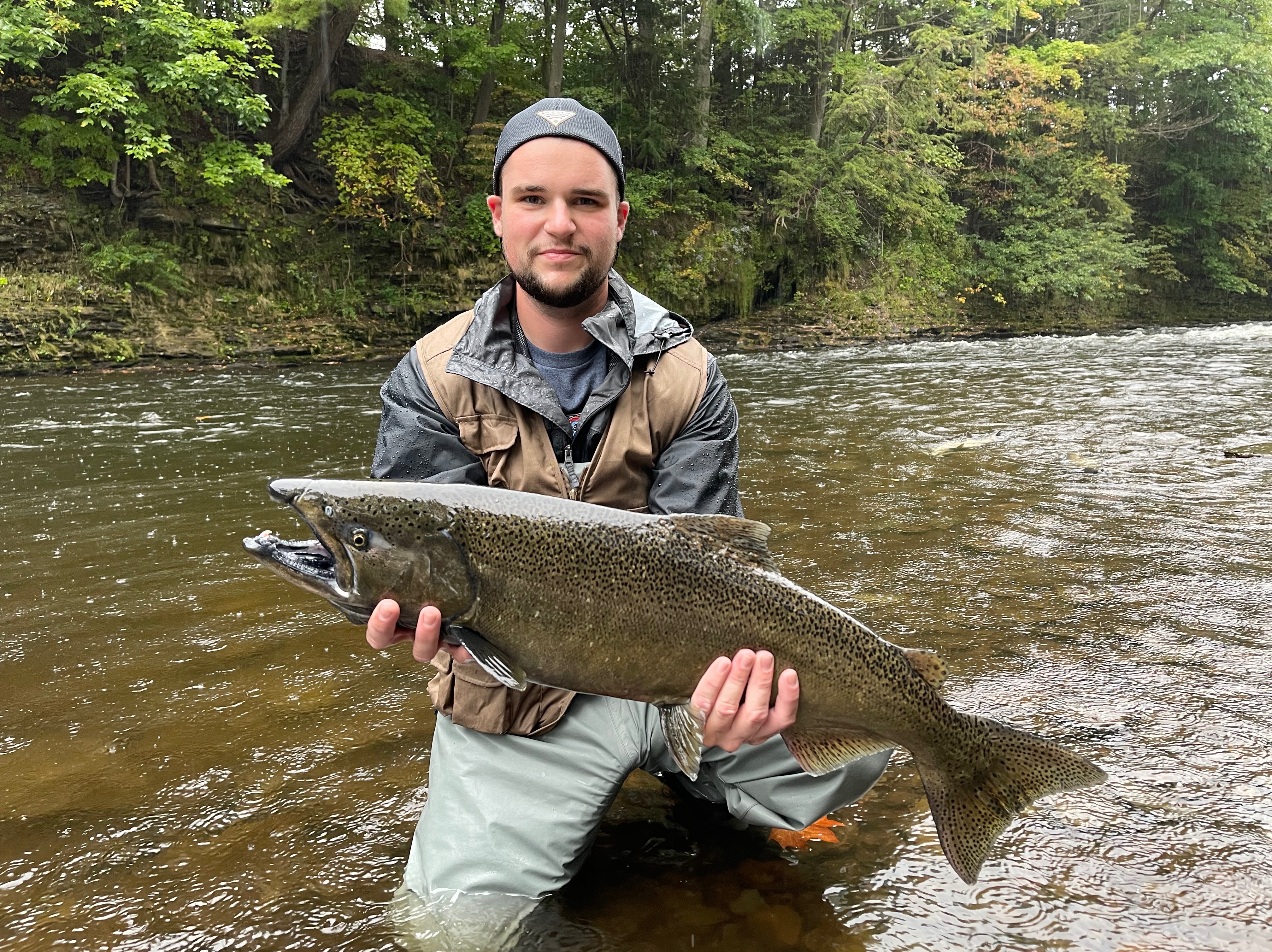 Dalton VanWhy fishing report for Salmon River in New York