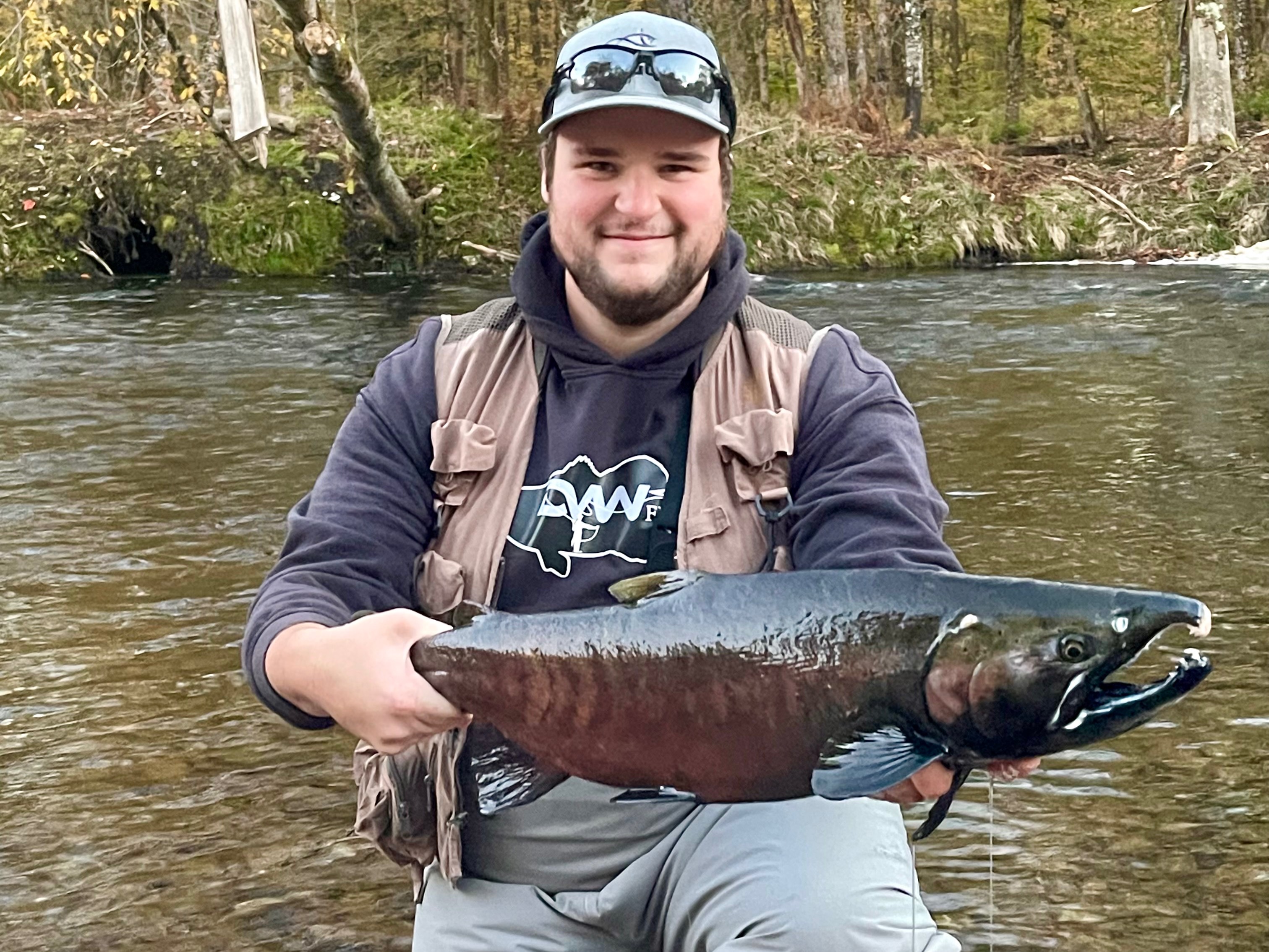 Dalton VanWhy fishing report for Salmon River in New York
