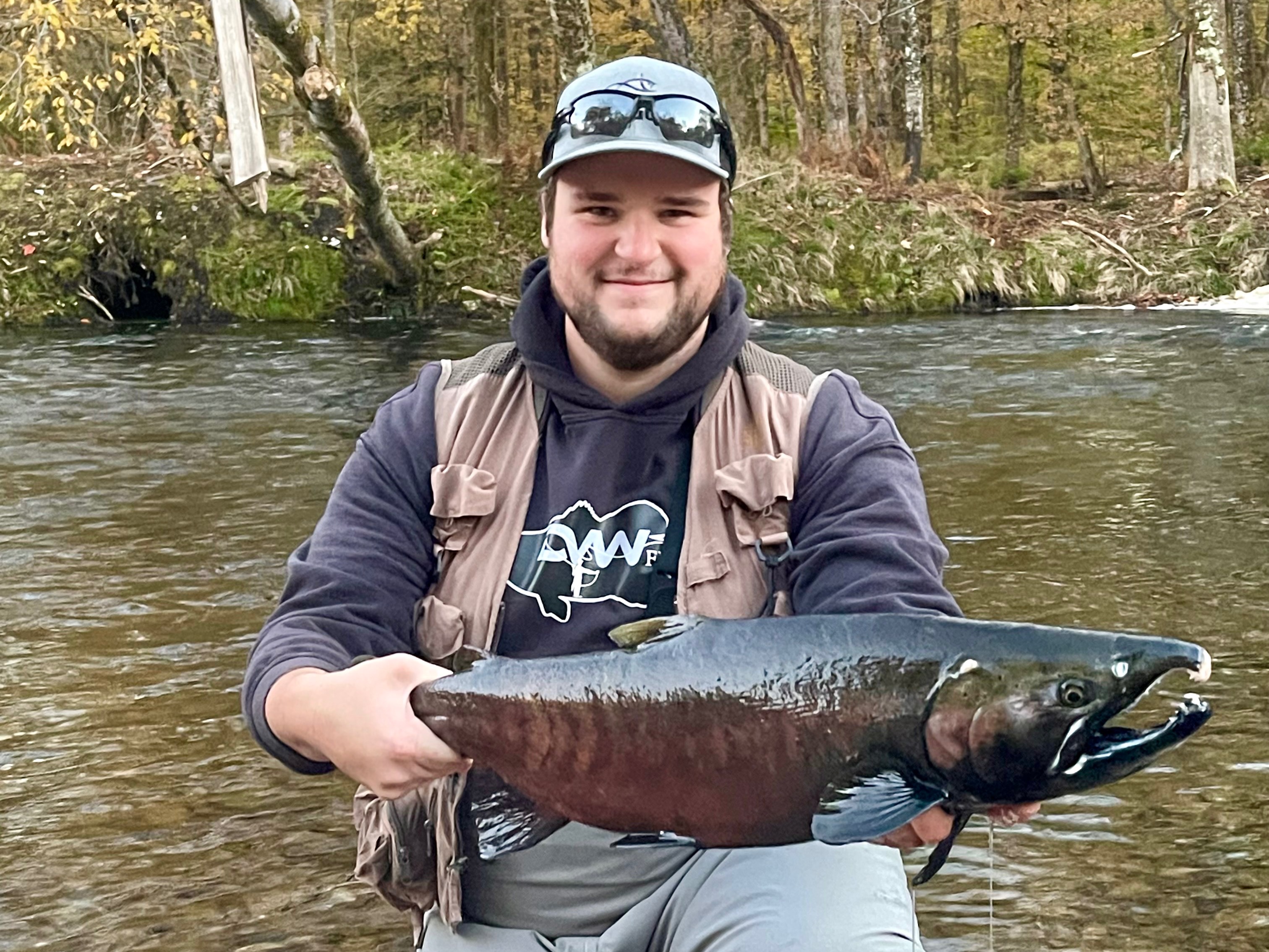 Dalton VanWhy fishing report for Salmon River in New York
