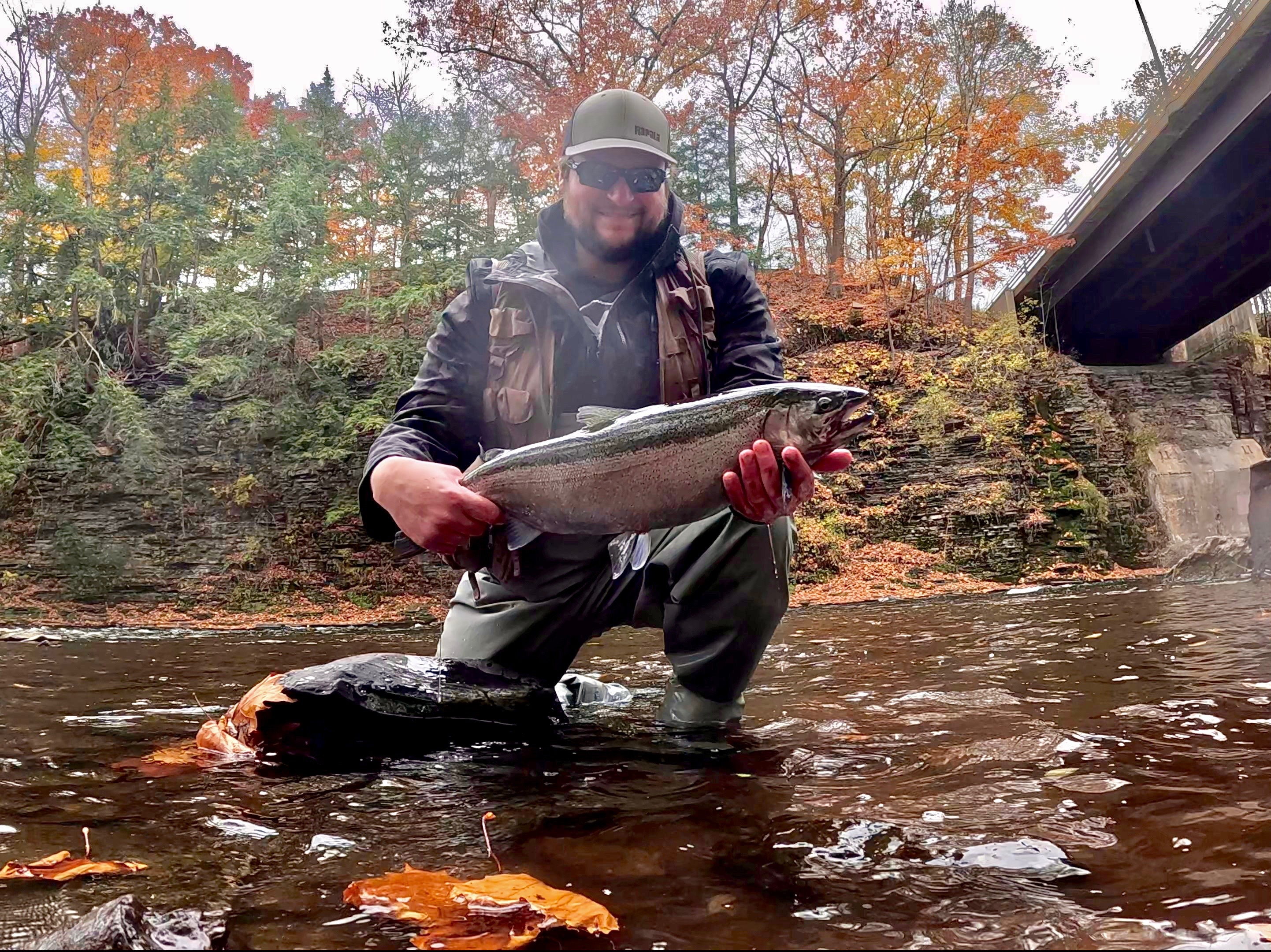 Dalton VanWhy fishing report for Salmon River in New York